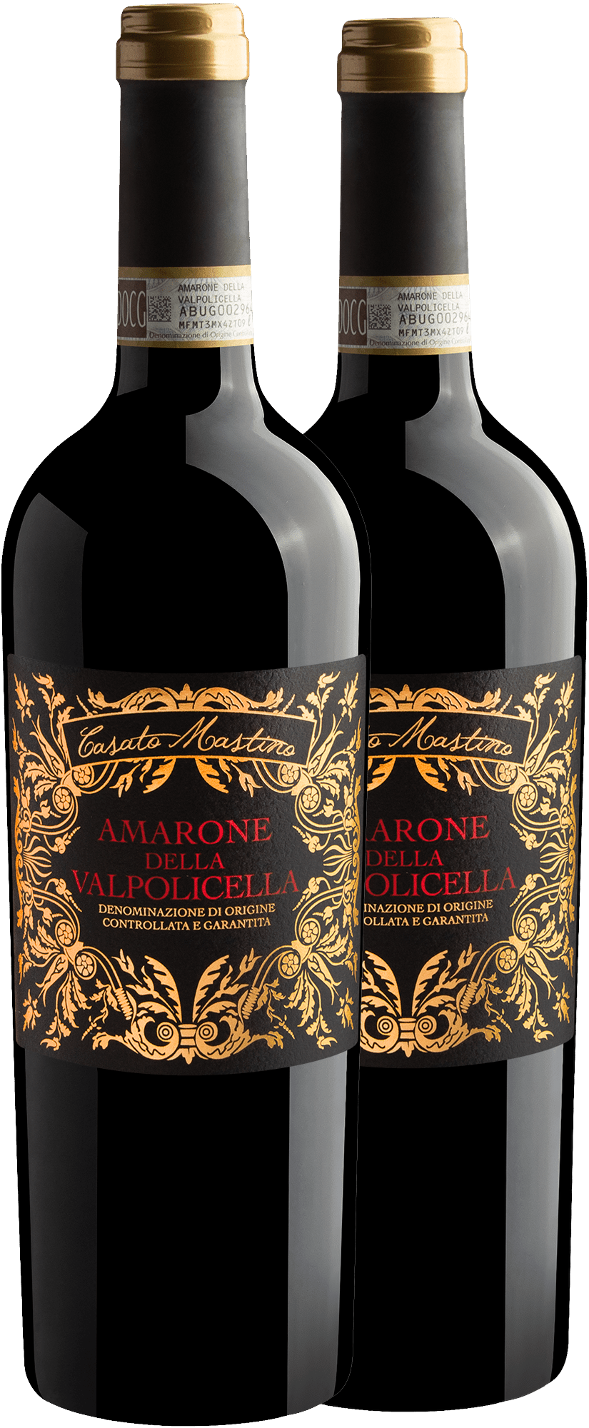 Kit 2 Casato Mastino Amarone della Valpolicella DOCG por R$219,90 cada garrafa