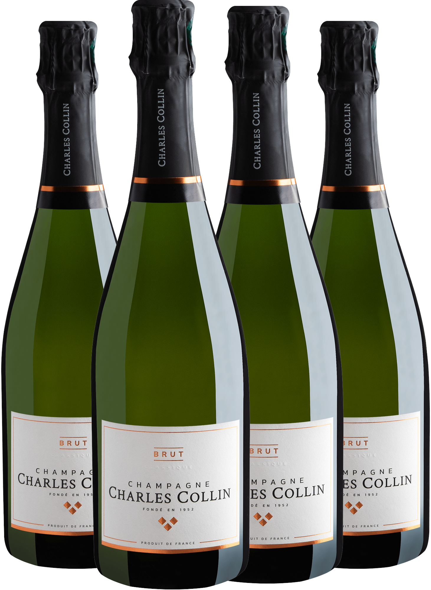Kit 4 Champagne Charles Collin Classique Brut por R$259,90 cada garrafa 
