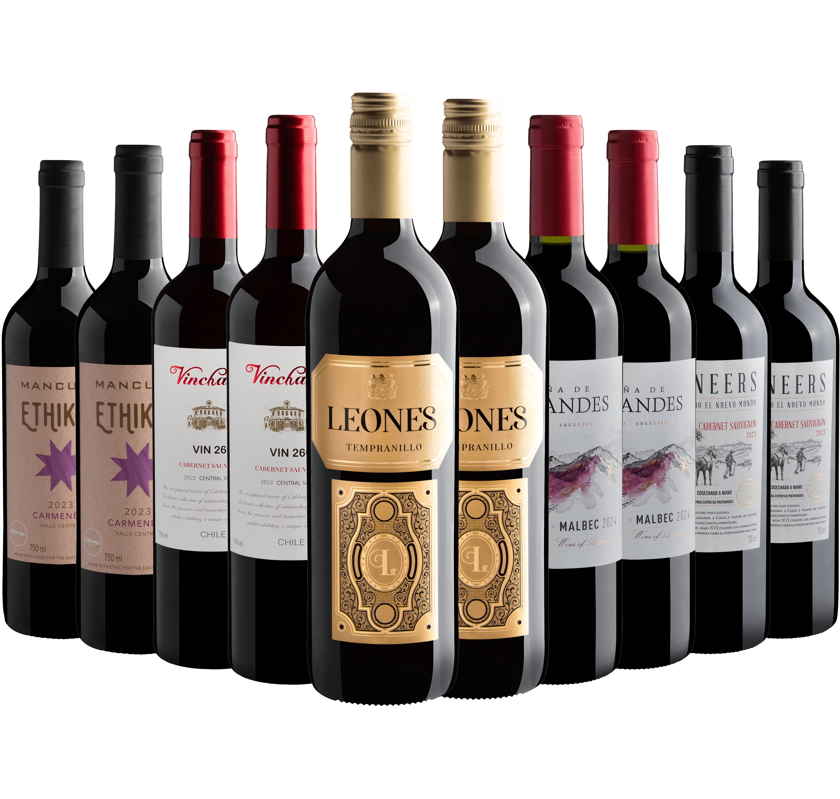 Kit Uvas Ícones | 10 garrafas por R$27,90 cada