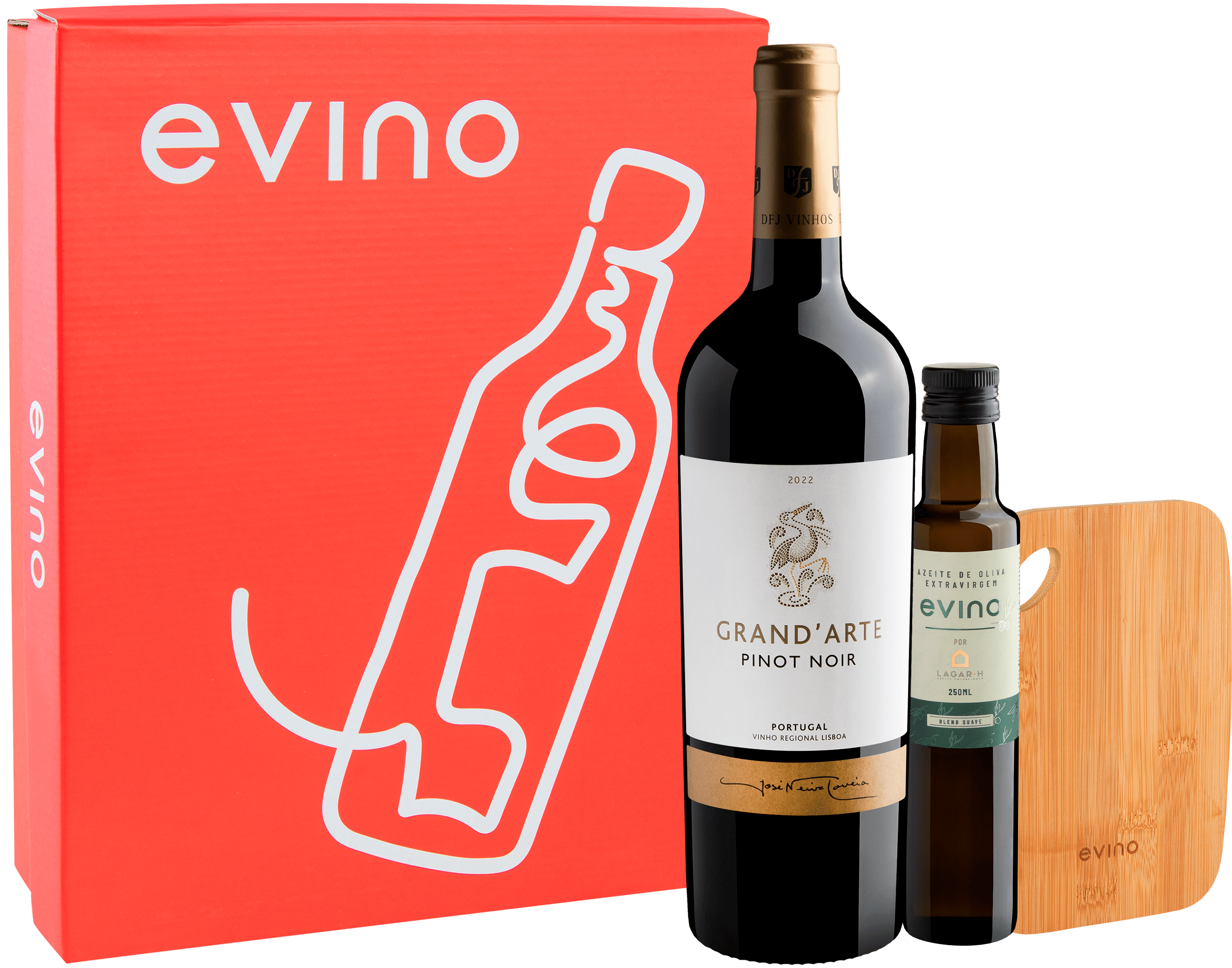 Kit Presente para Harmonizar com Grand'Arte Pinot Noir + Frete Grátis*