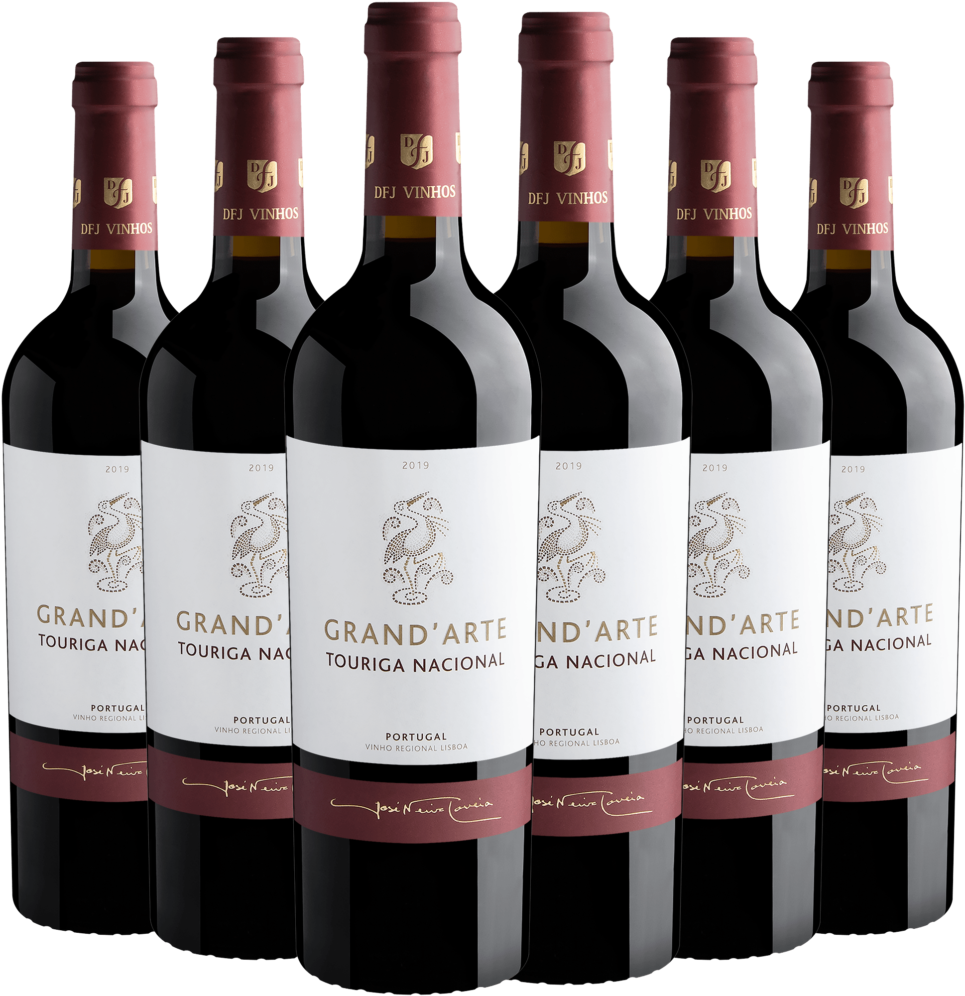 Kit 6 Grand'Arte Touriga Nacional Vinho Regional Lisboa por R$69,90 cada garrafa