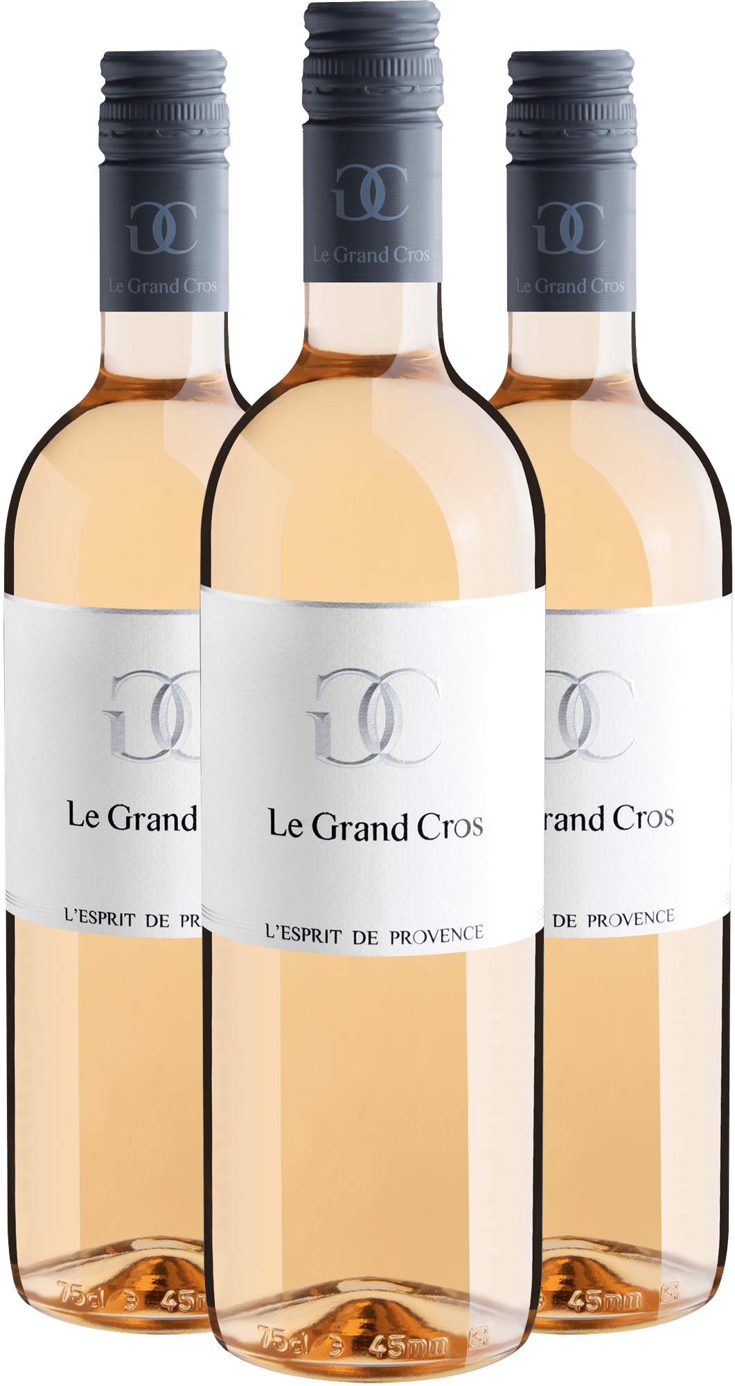 Kit 3 Le Grand Cros L’Esprit de Provence Côtes de Provence AOP por R$69,90 cada garrafa