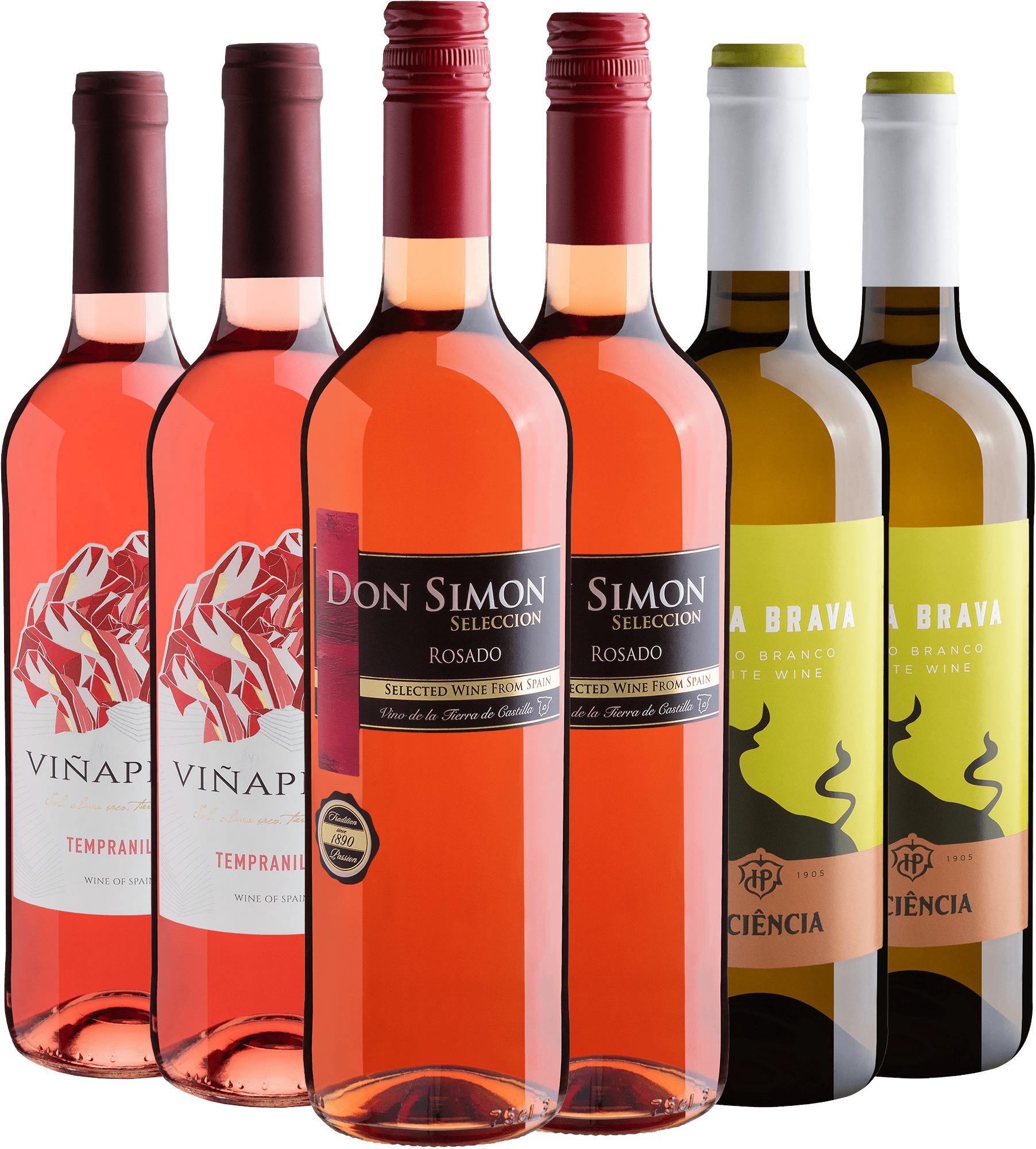 Kit Vinhos Refrescantes | 6 garrafas por R$27,90 