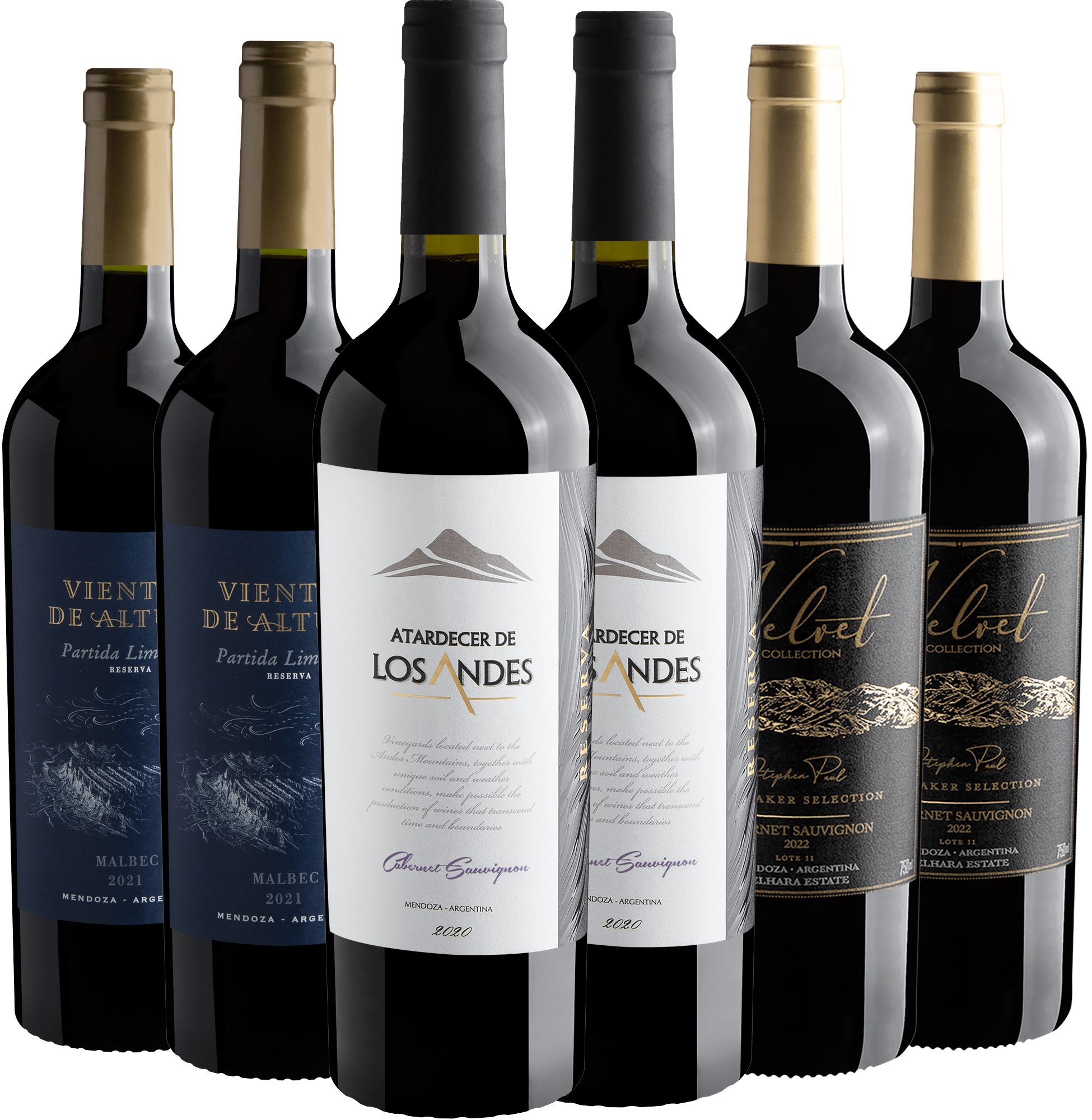 Kit Vinhos Reservas Argentinos | 6 garrafas por R$59,90 cada