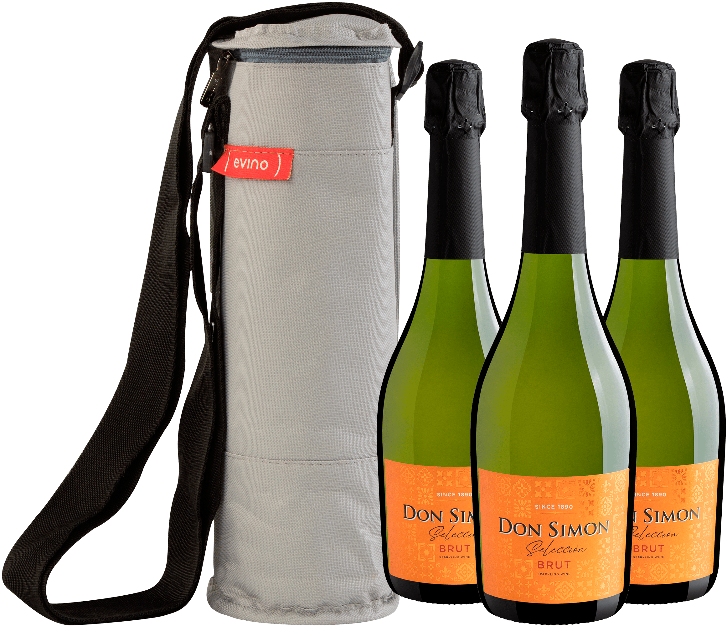 Kit 3 Don Simon Selección Brut Sparkling Wine + Bolsa Térmica