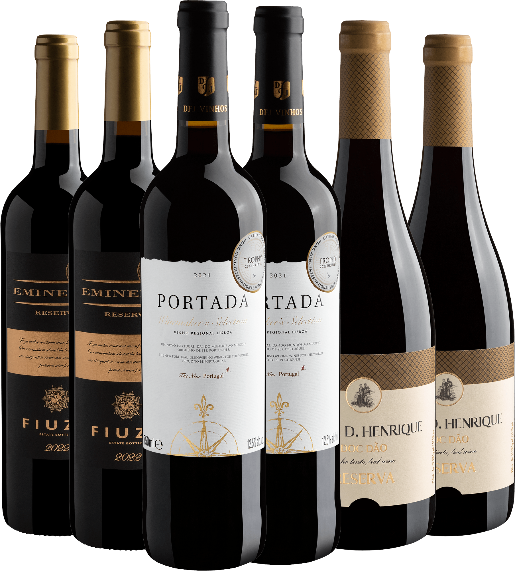 Kit Best Sellers Portugueses | 6 garrafas por R$49,90 cada garrafa