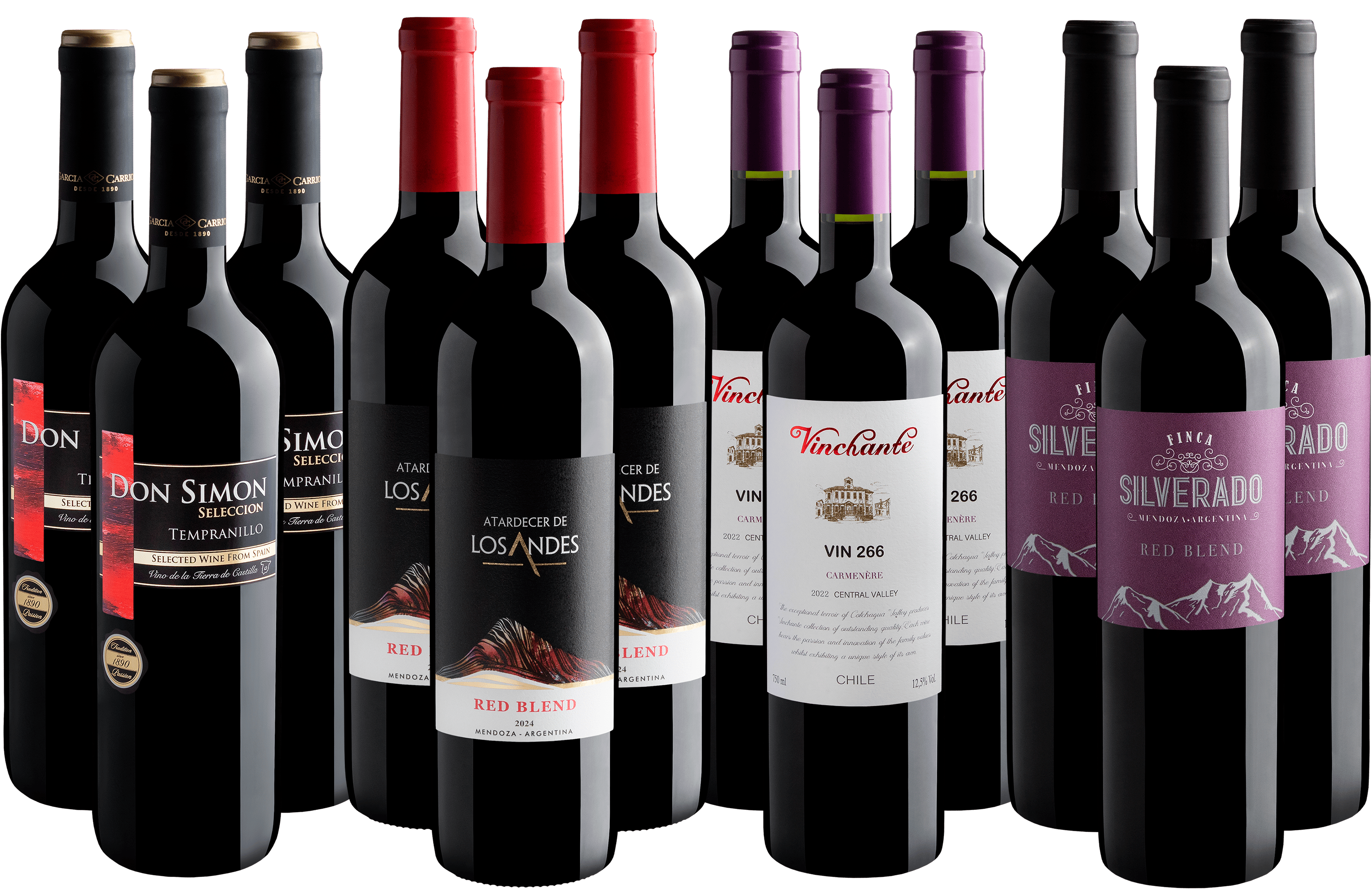 Kit Best Sellers em Dose Tripla | 12 garrafas por R$30,90 cada