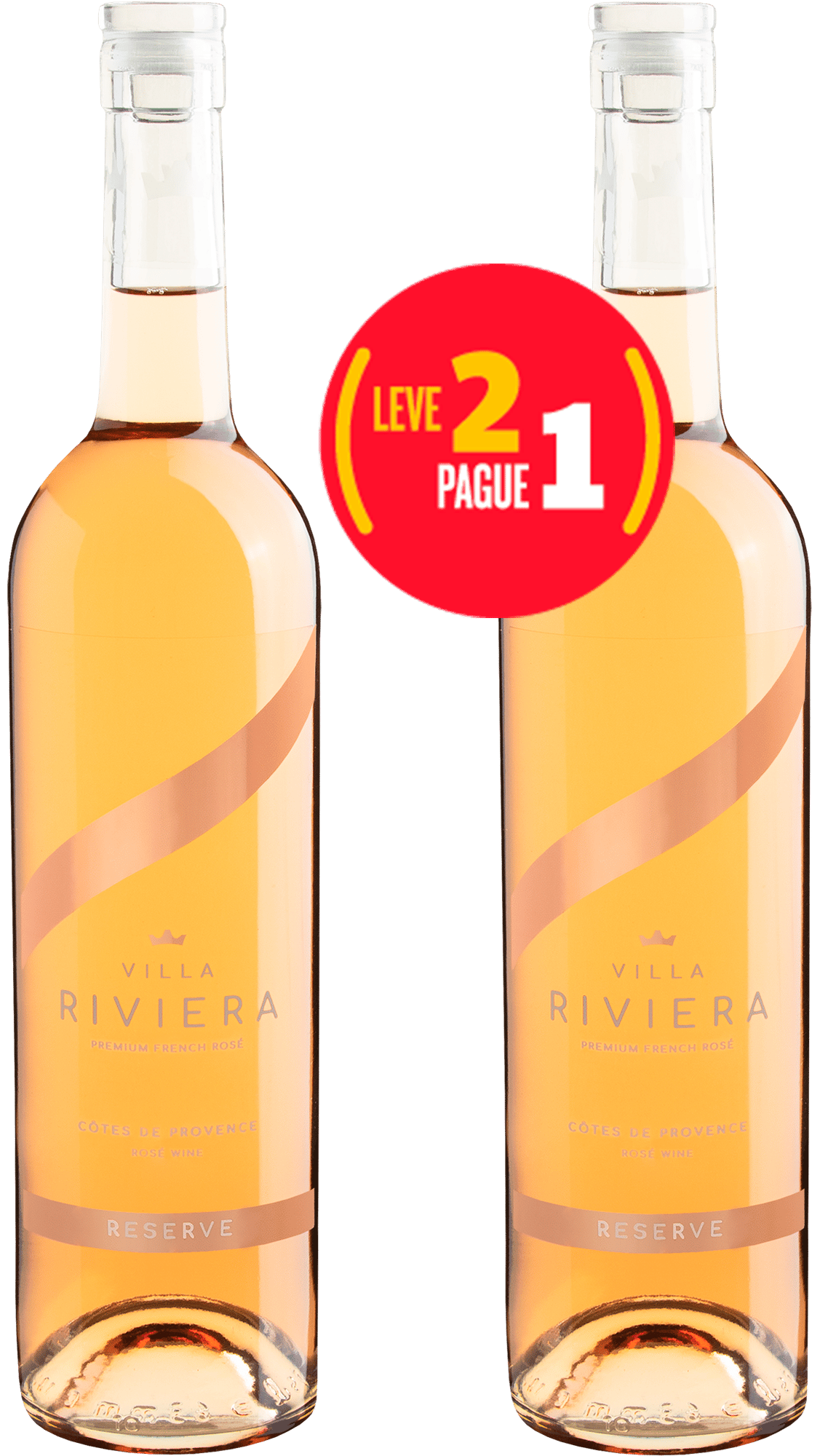 Kit Leve 2 Pague 1 Villa Riviera Reserve Côtes de Provence AOC