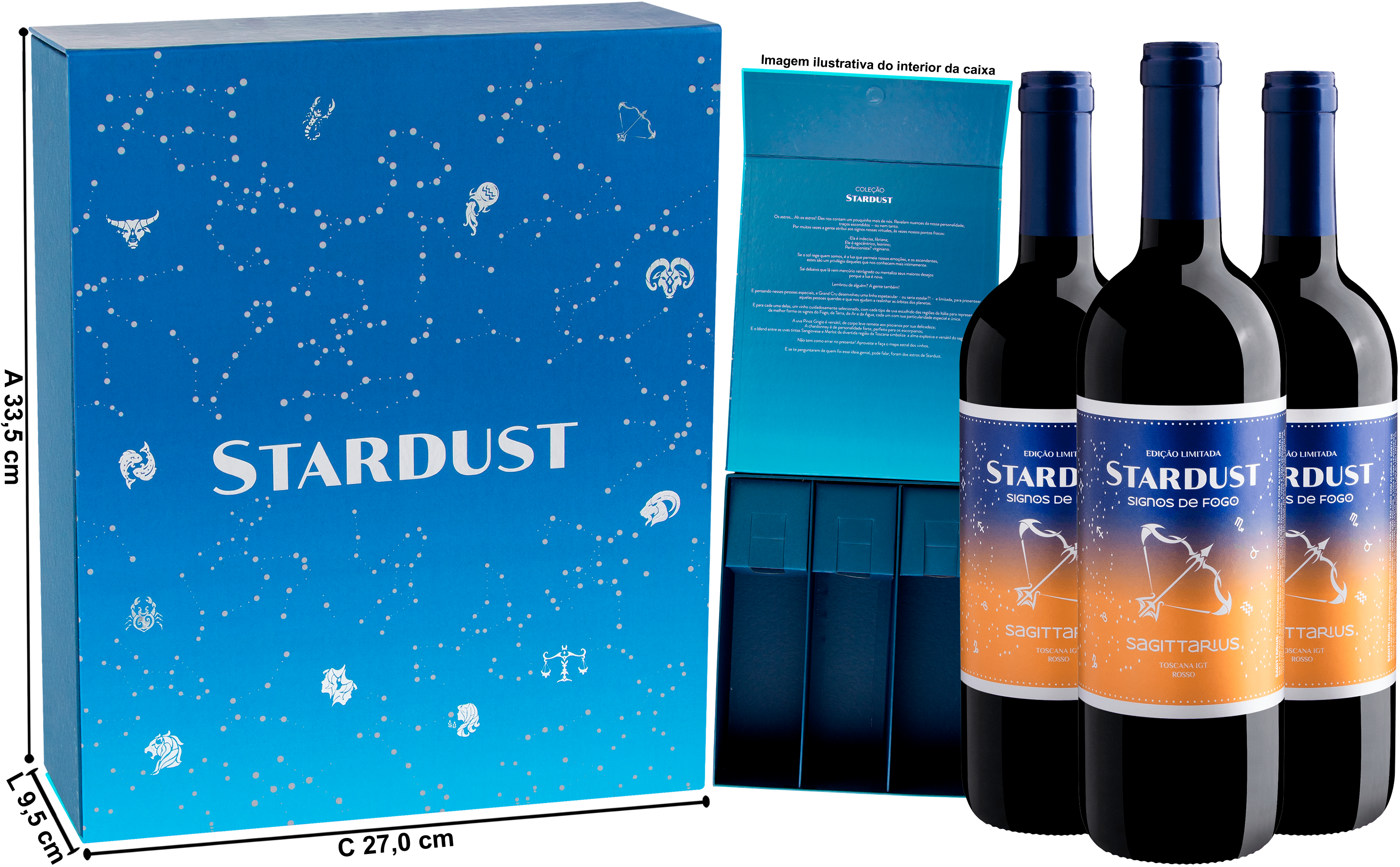 Kit Sagitário para Presente + Caixa Exclusiva