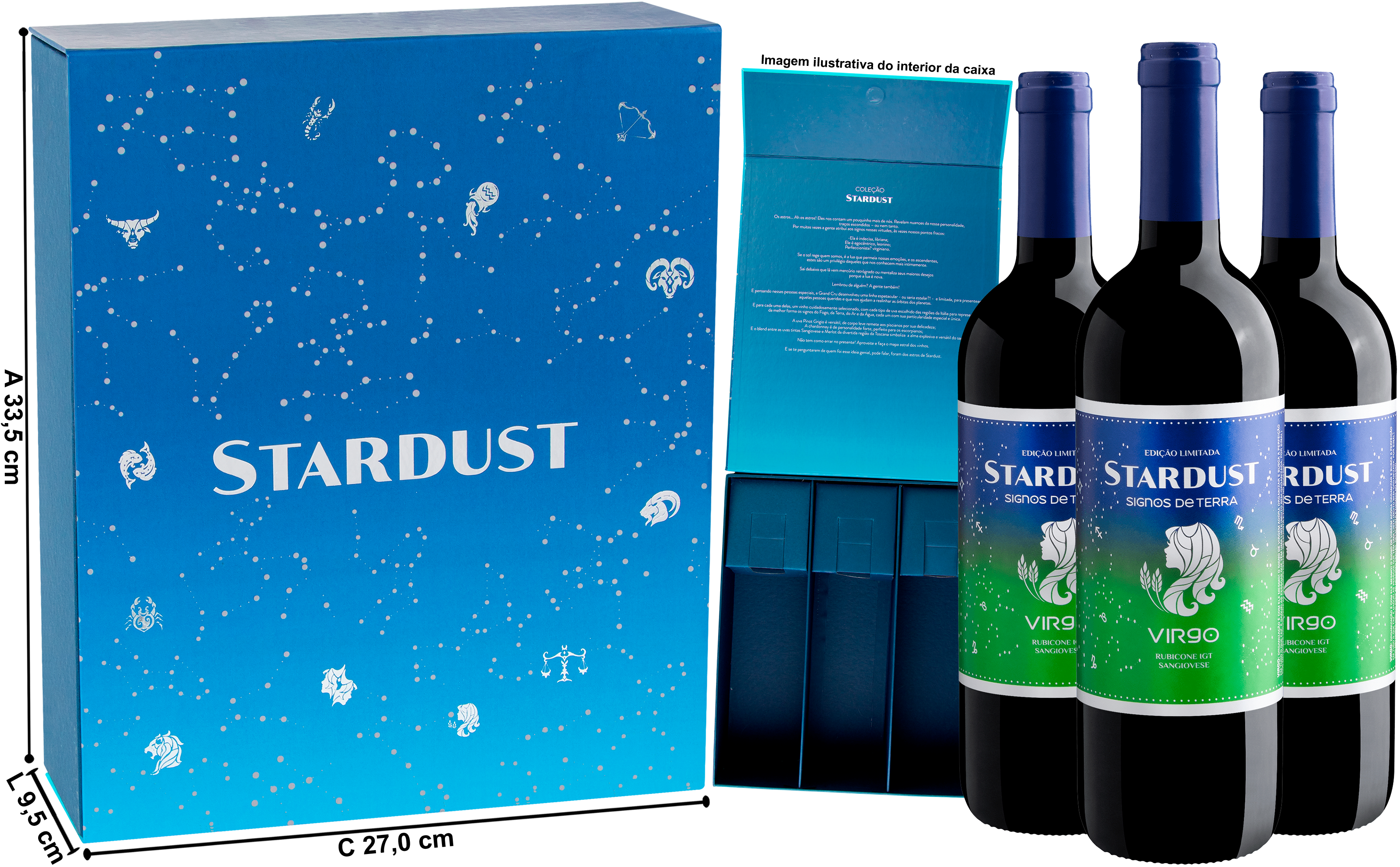 Kit Virgem para Presente + Caixa Exclusiva