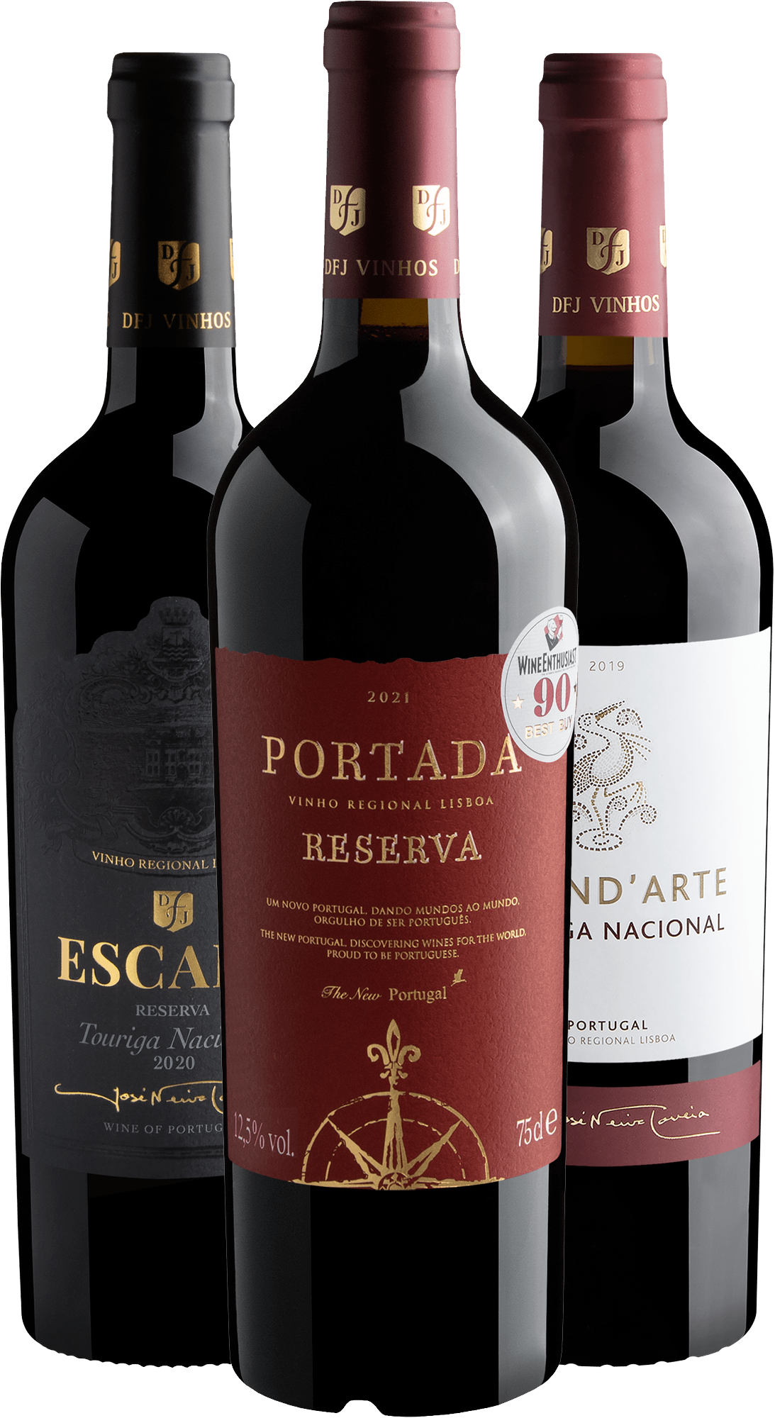 Kit Vinhos de Lisboa por R$69,25 cada garrafa com cupom