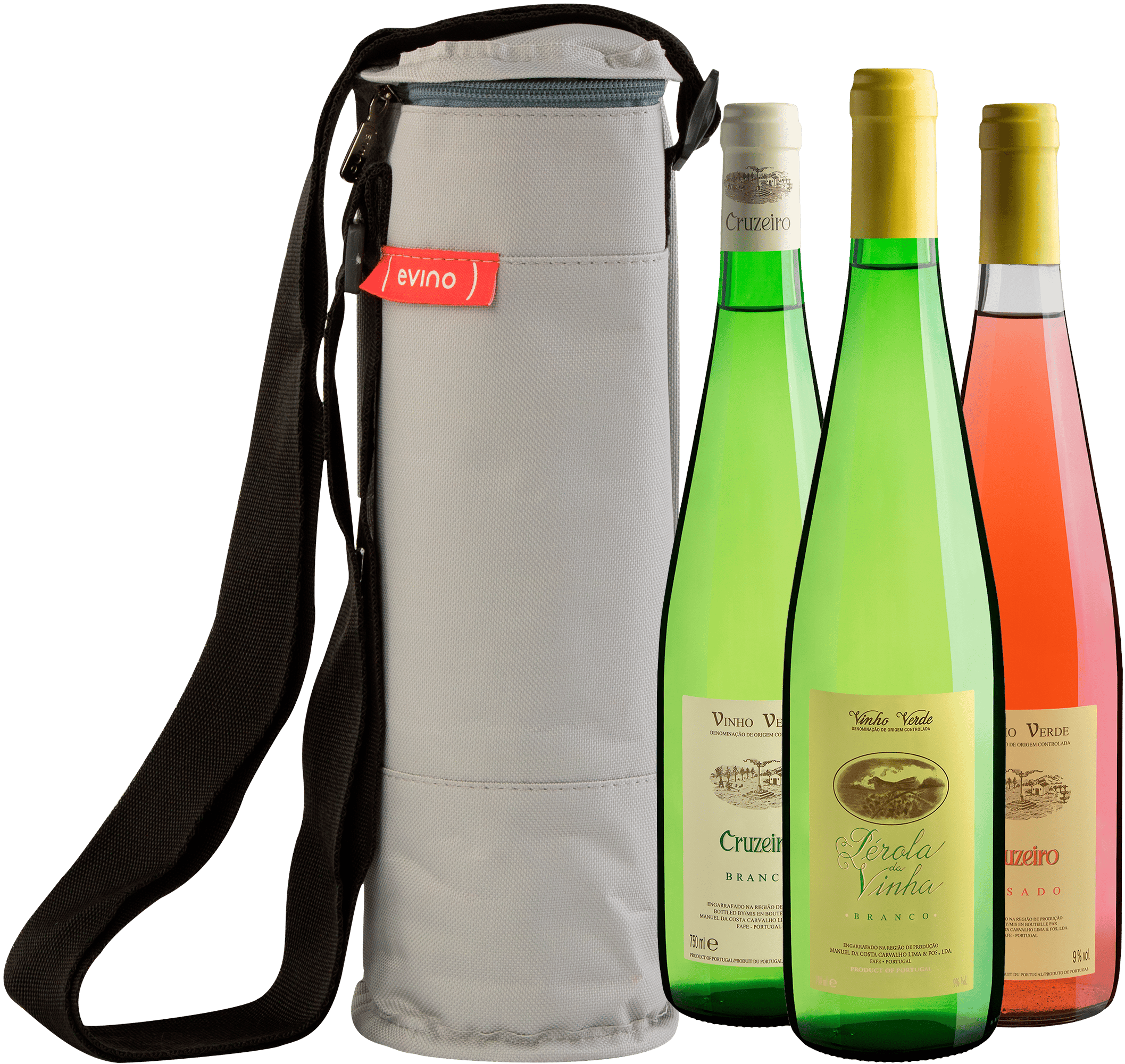 Kit 3 Vinhos Verdes + Bolsa Térmica