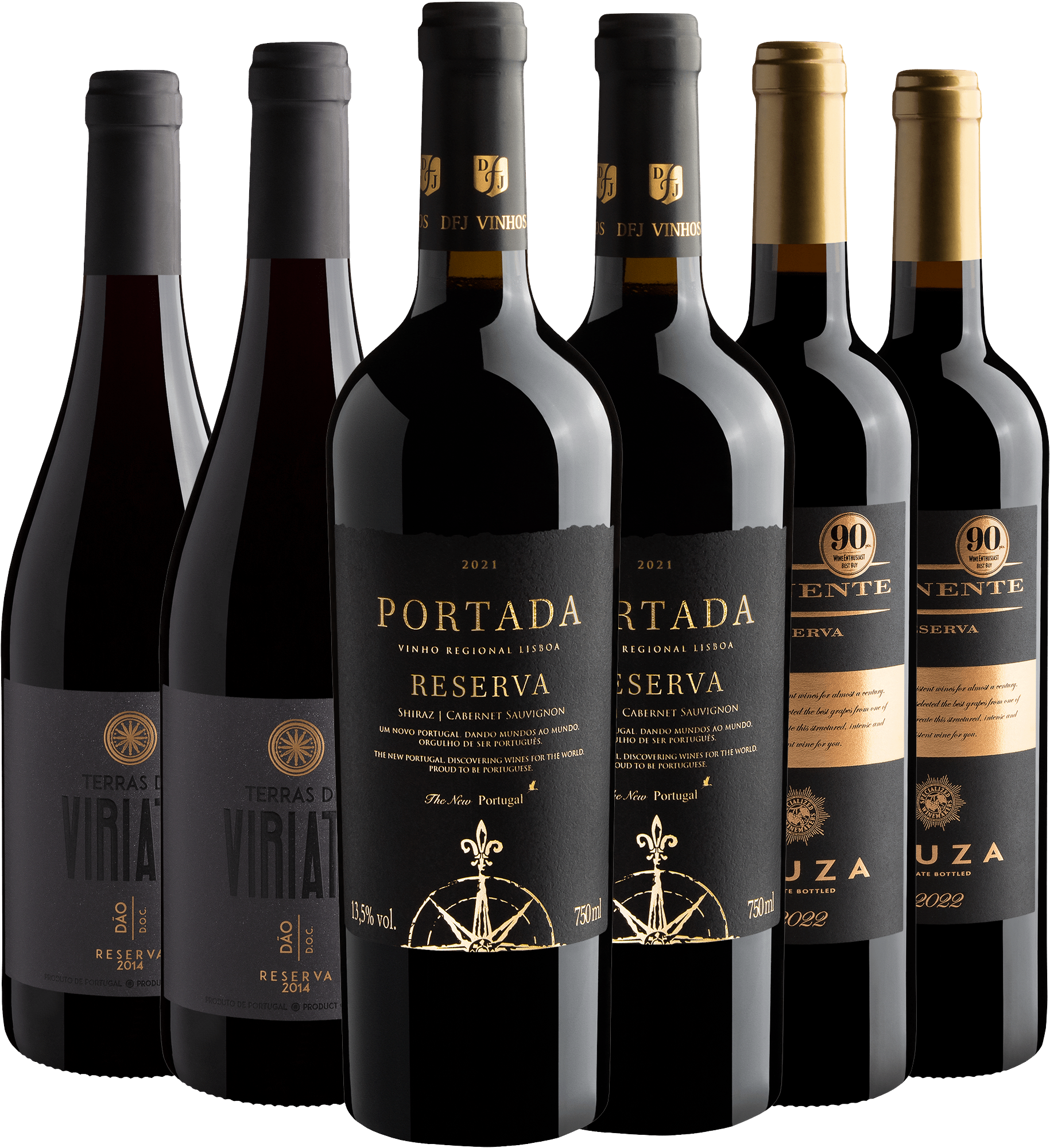 Kit Vinhos Portugueses Premiados | 6 garrafas por R$59,92 cada com cupom