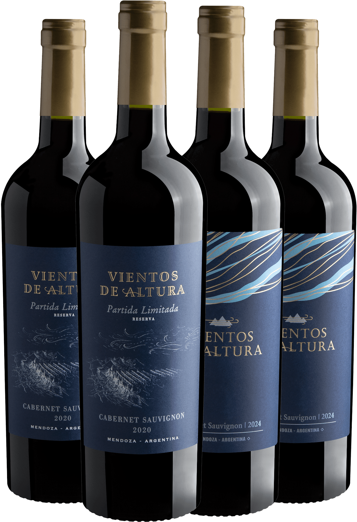 Kit Vientos de Altura | 2 Reserva + 2 Cabernet Sauvignon + Frete Grátis*