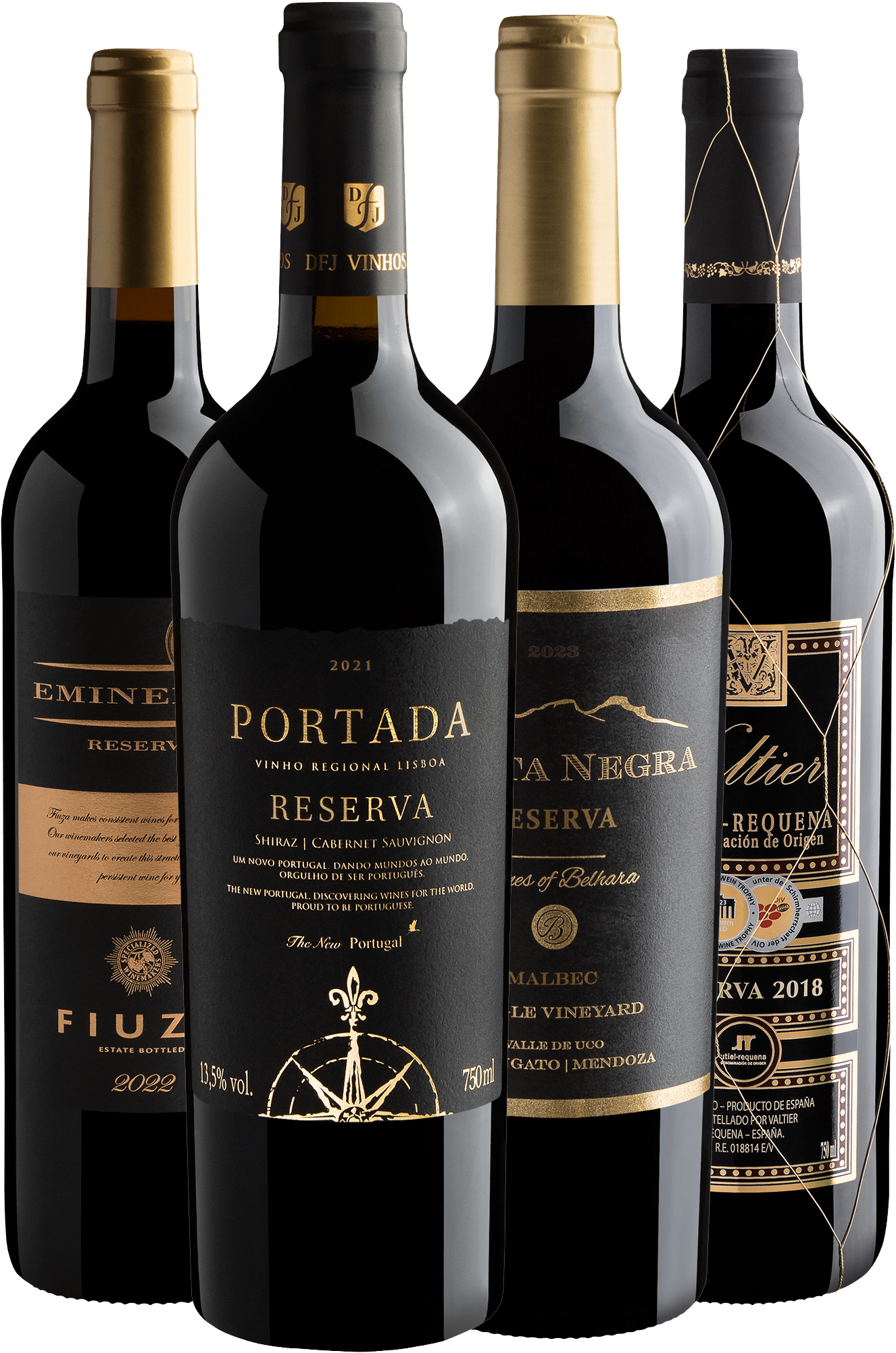 Kit Vinhos Reservas Premiados | 4 garrafas por R$59,90 cada