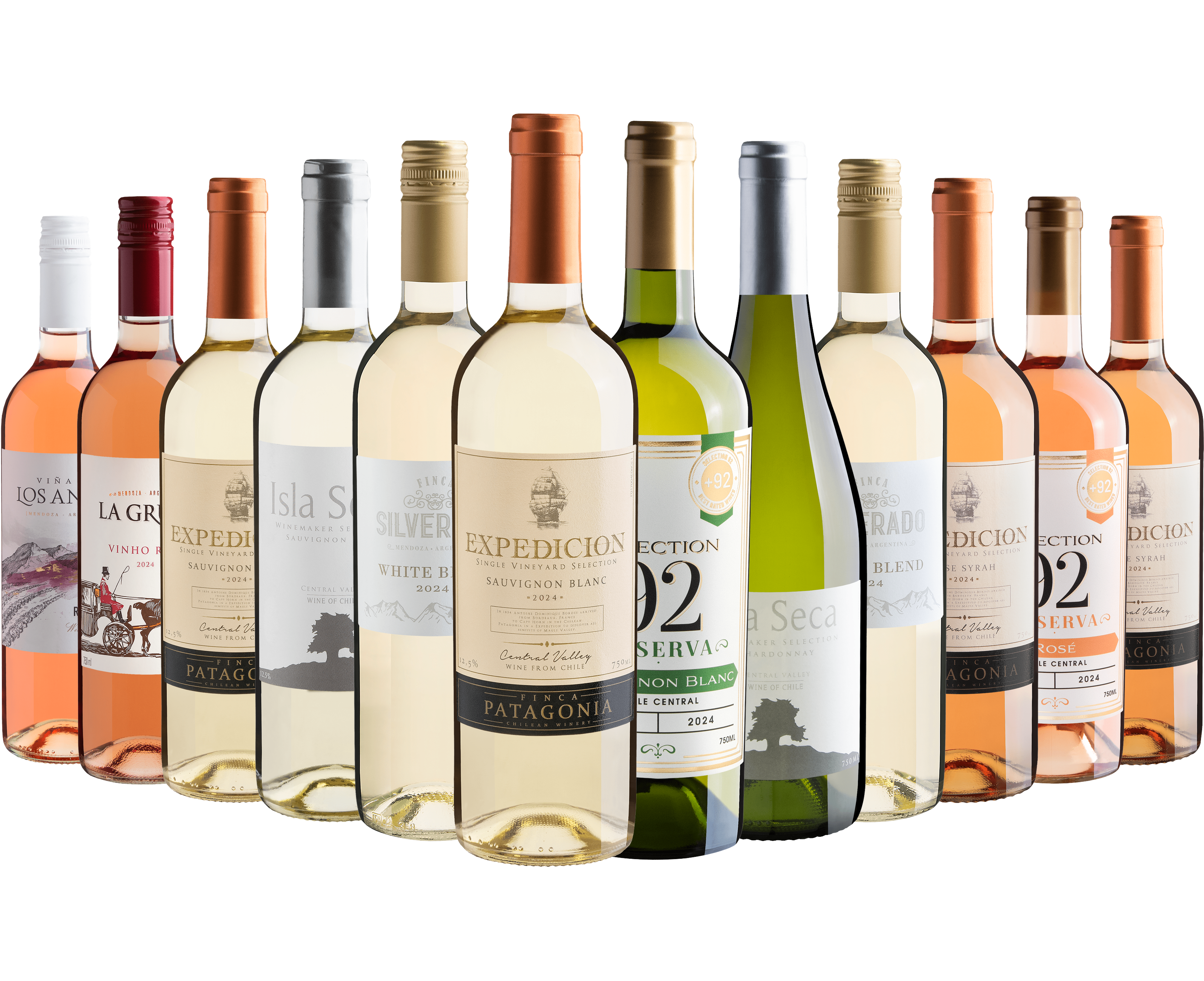 Kit 12 Vinhos Refrescantes