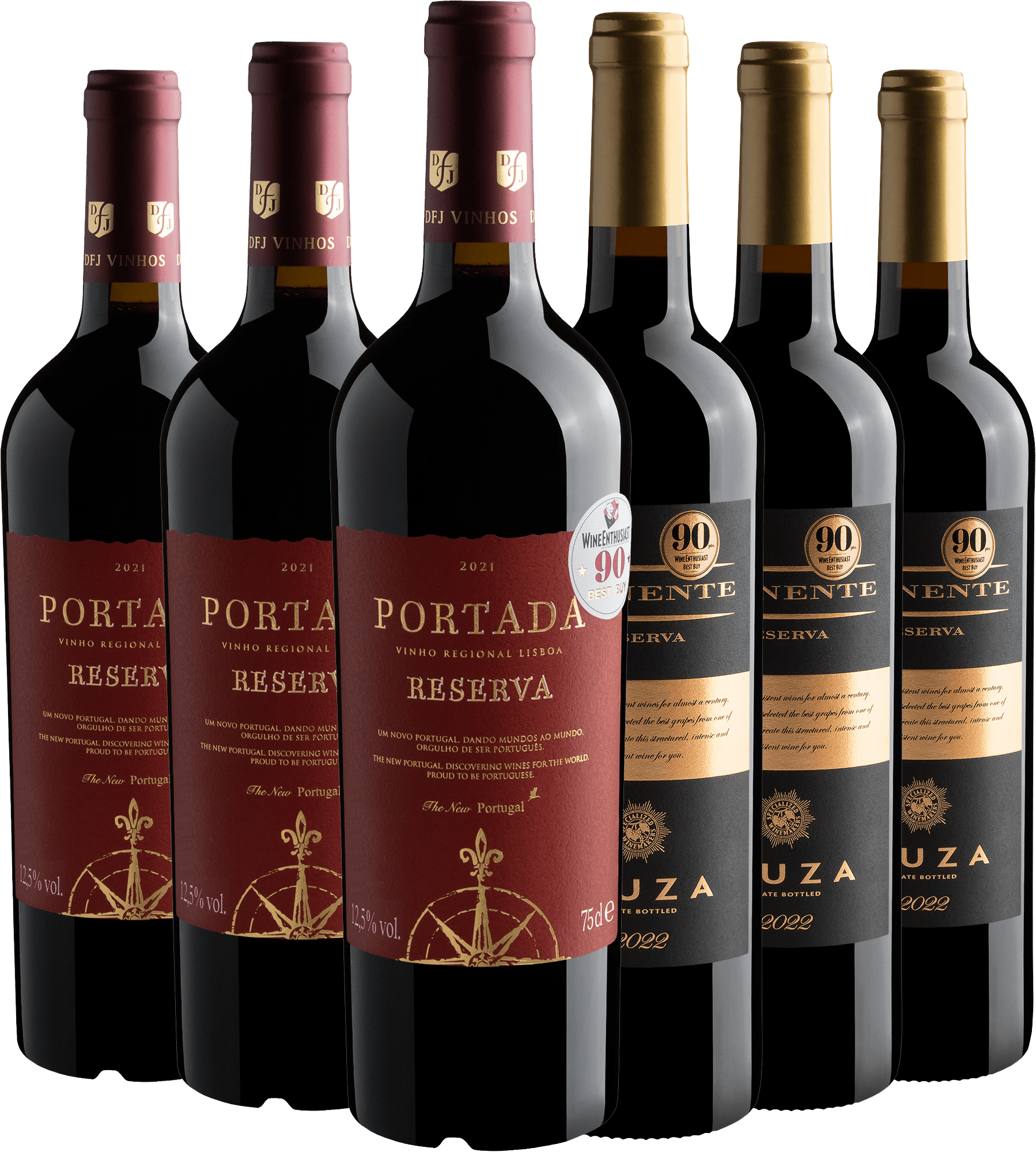 Kit 6 Portugueses Reservas Premiados 