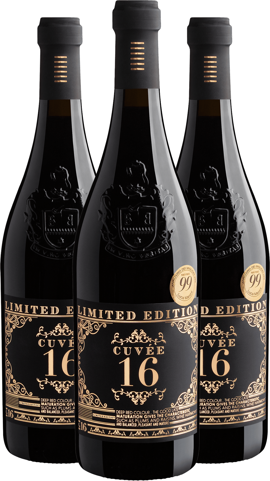 Kit 3 Cuvée 16 Limited Edition Vino Rosso d'Italia