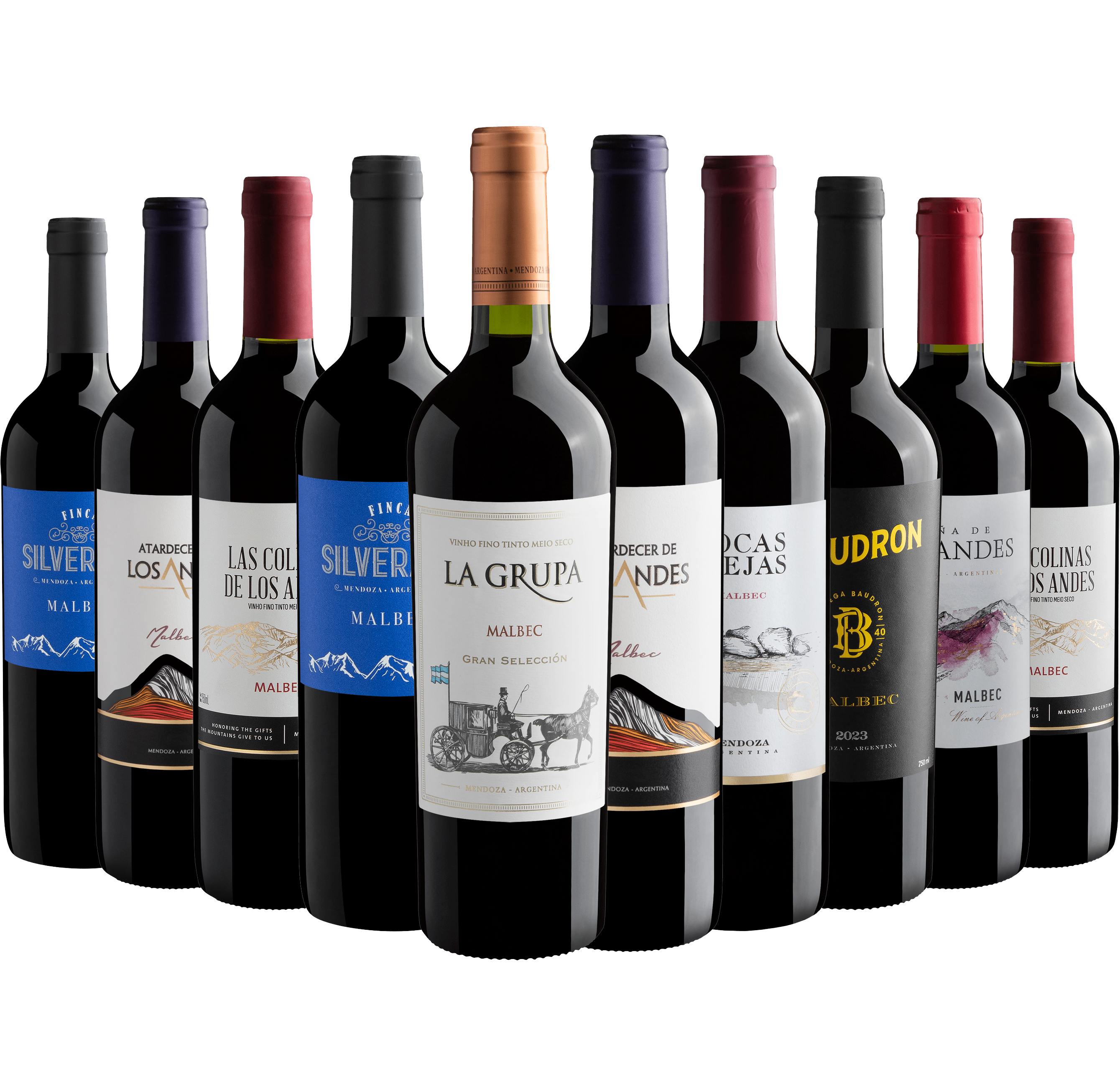 Kit 10 Malbecs por R$27,90 cada