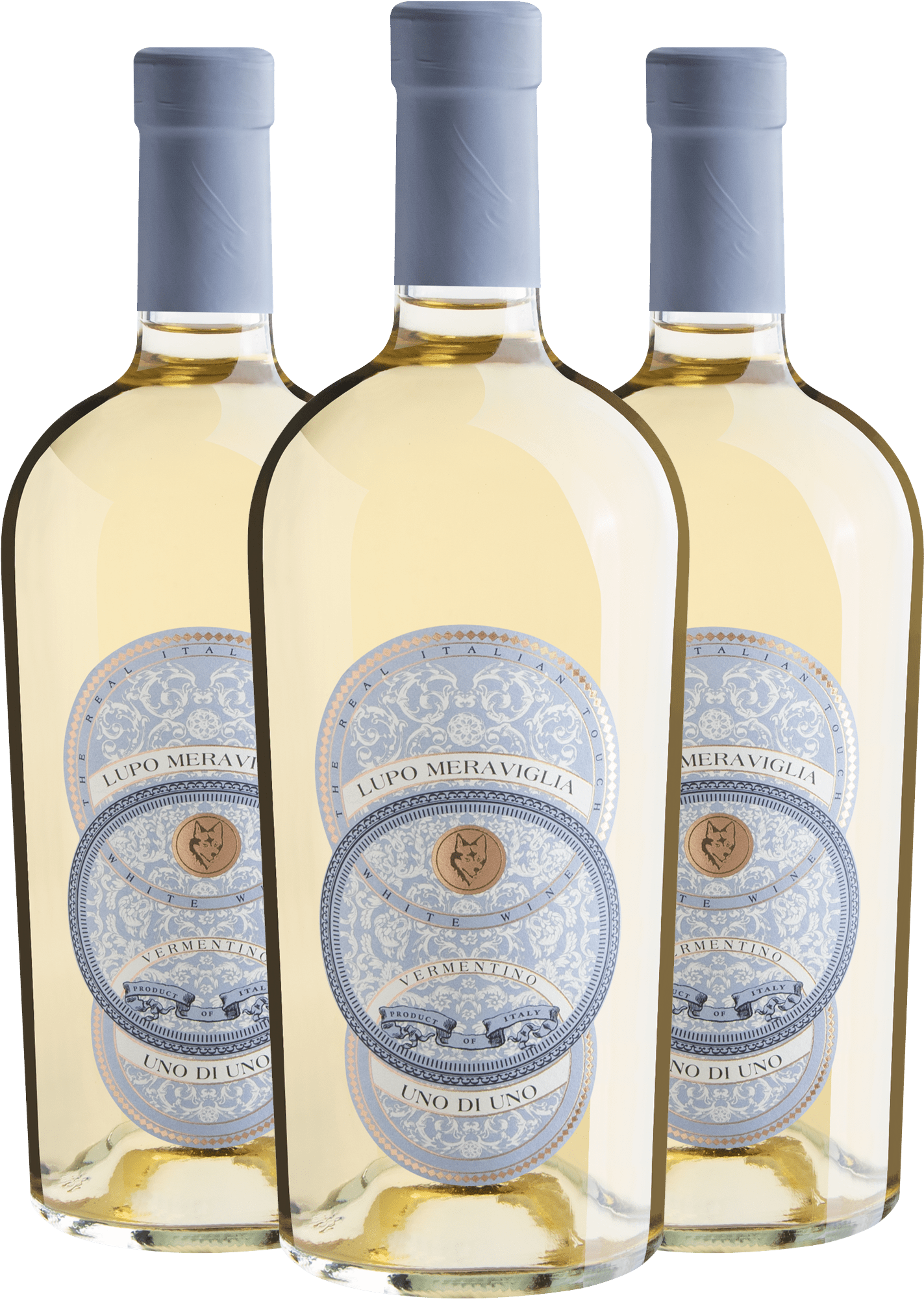 Kit 3 Lupo Meraviglia Uno di Uno Vermentino Puglia IGT