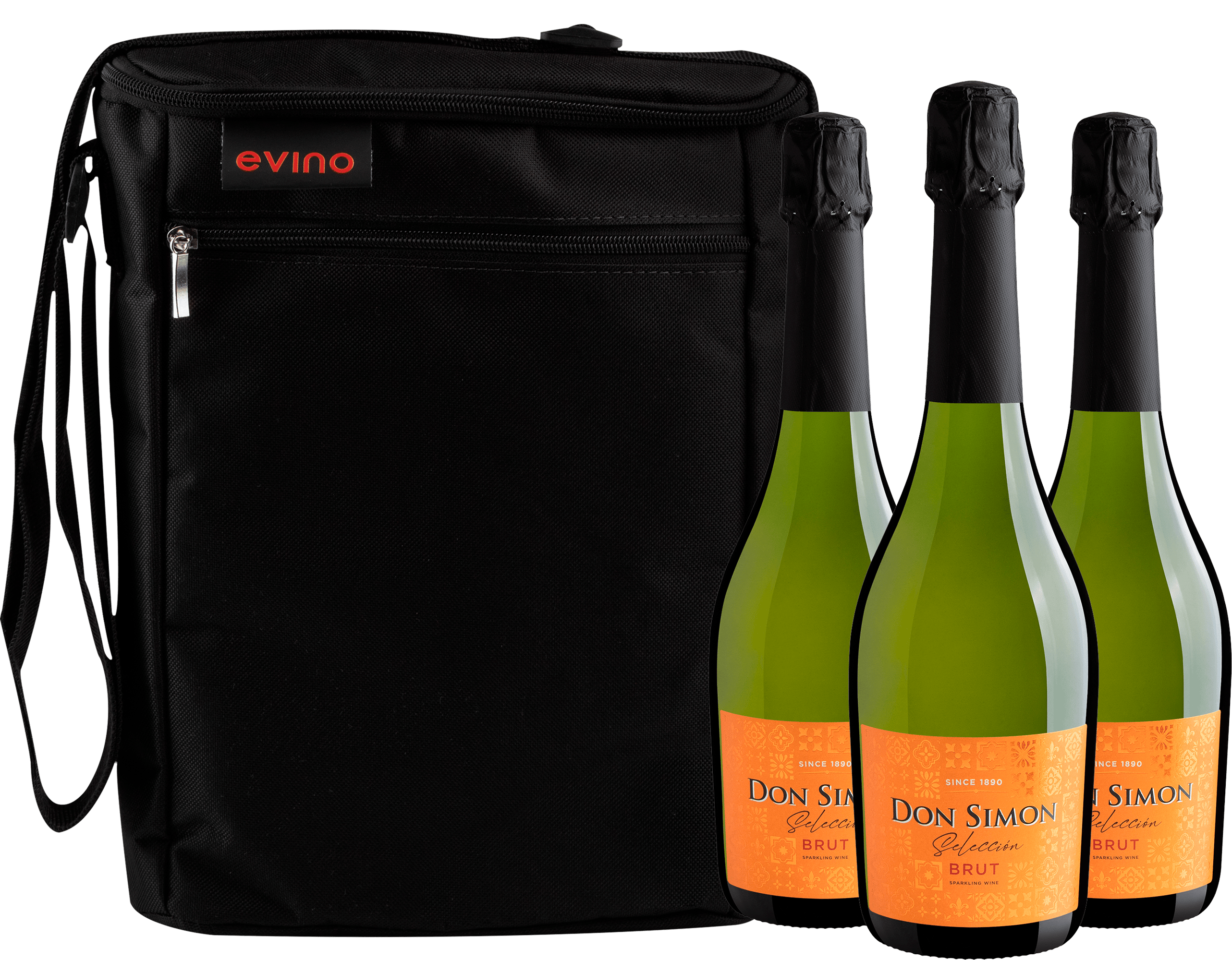 Kit 3 Don Simon Selección Brut Sparkling Wine + Bolsa Exclusiva 