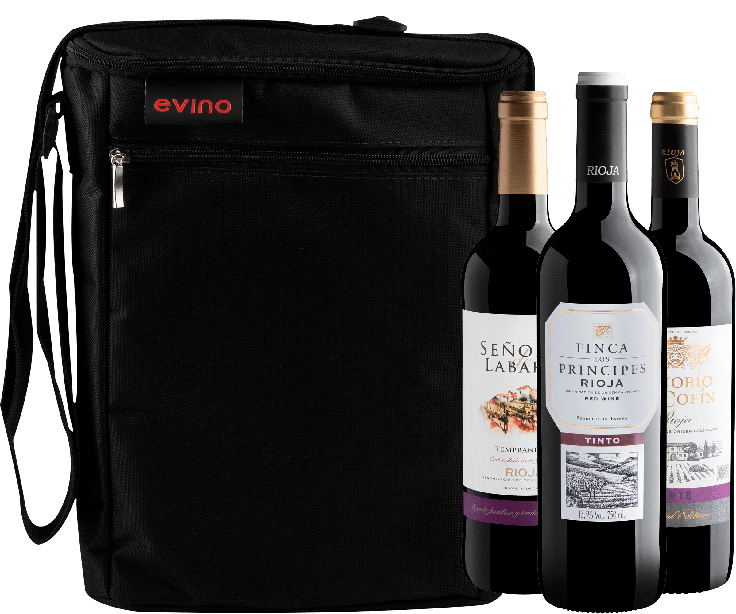 Kit 3 Vinhos de Rioja + Bolsa Exclusiva