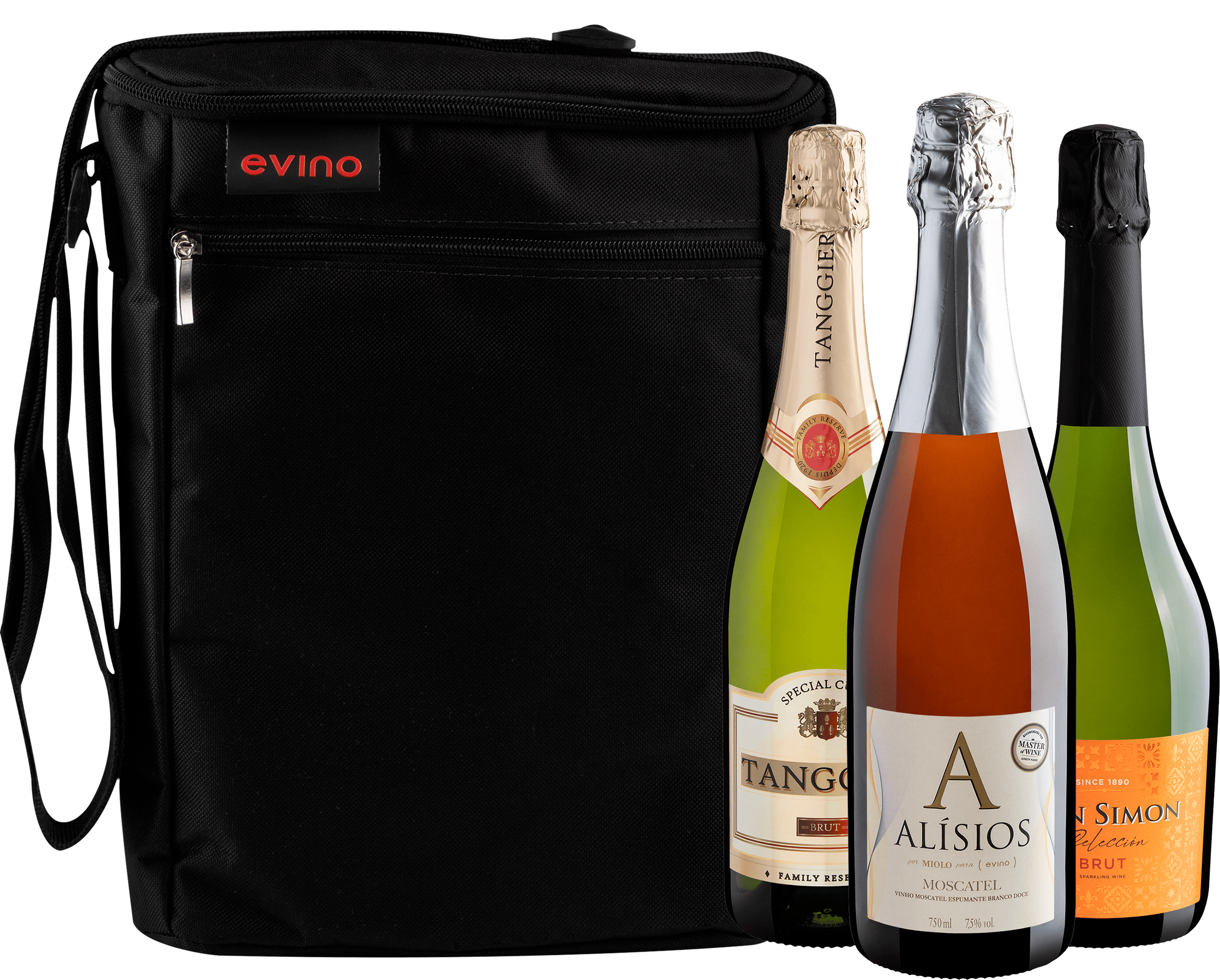 Kit 3 Espumantes Brancos + Bolsa Exclusiva