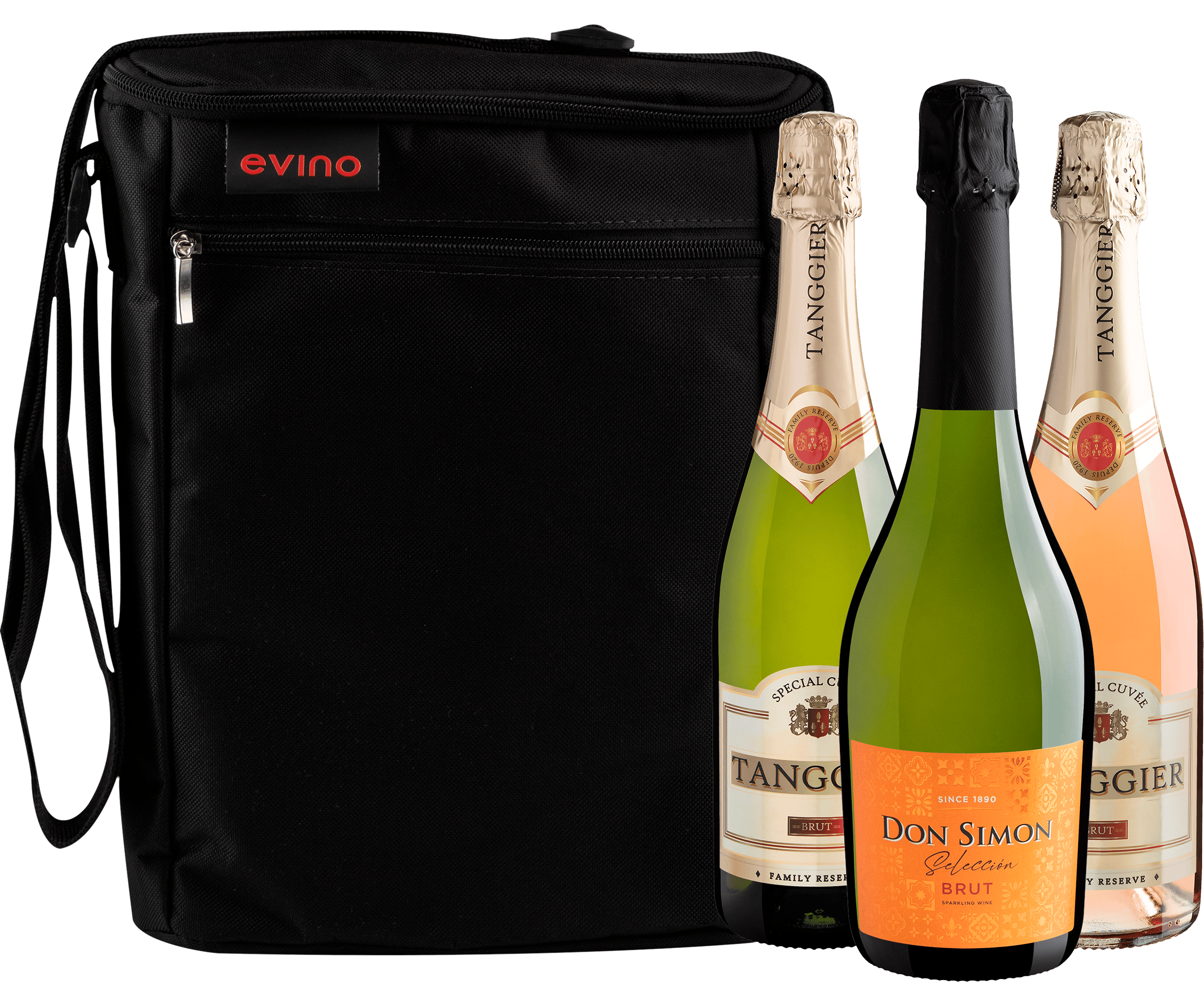 Kit 3 Espumantes + Bolsa Exclusiva