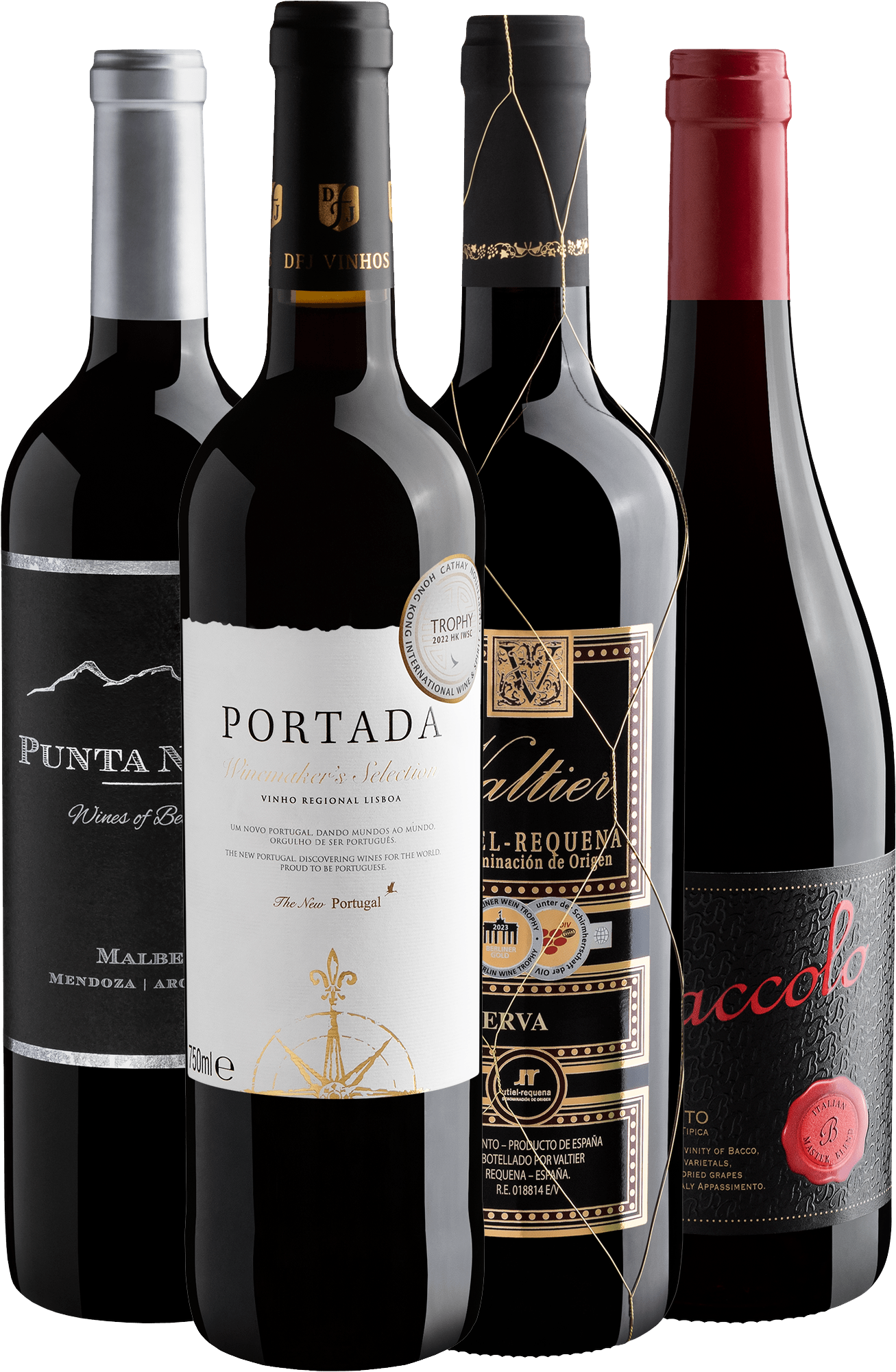 Kit 4 Vinhos Tintos Medalhas de Ouro