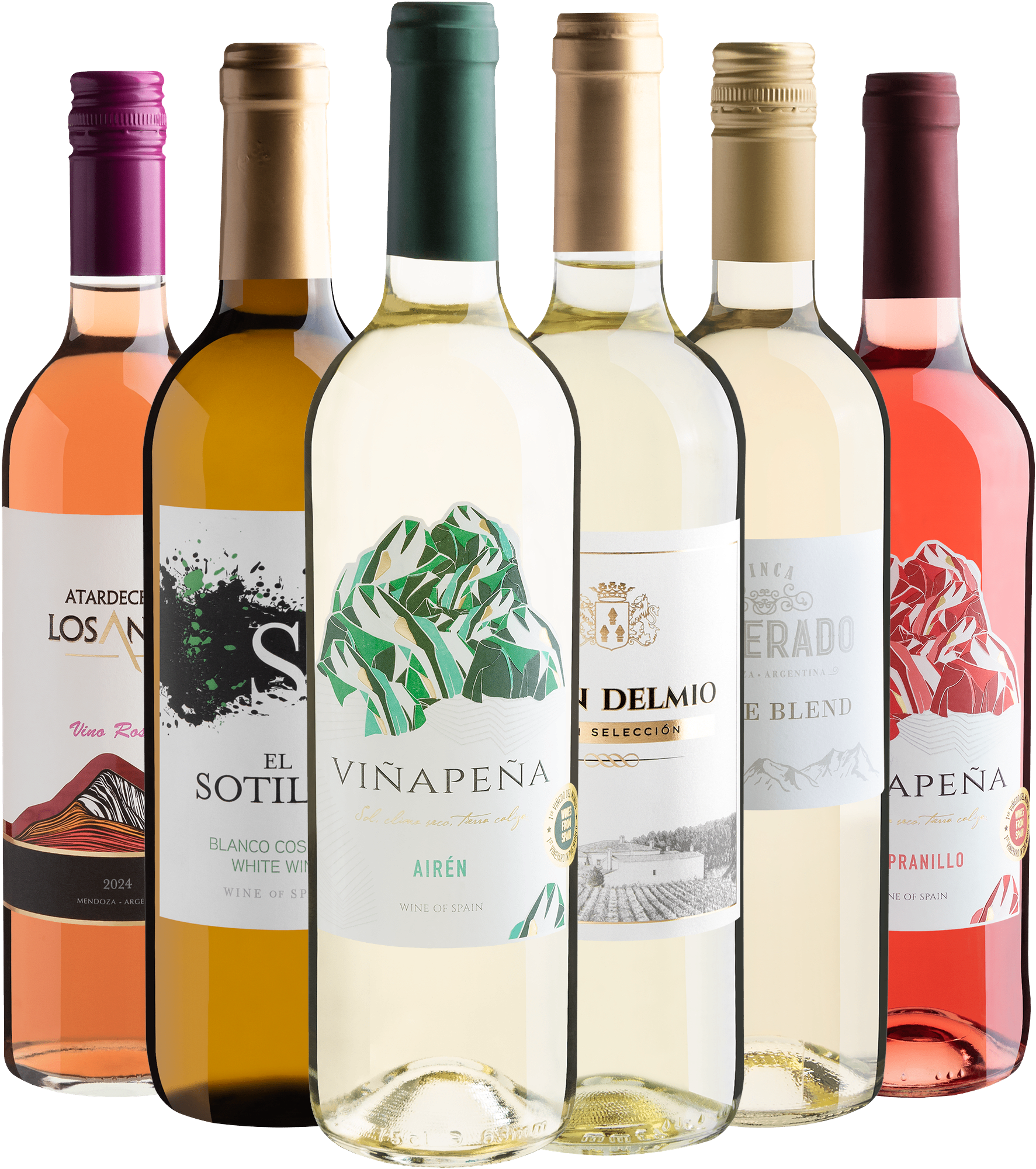 Kit 6 Vinhos Refrescantes Mais Pedidos por R$27,90 cada garrafa