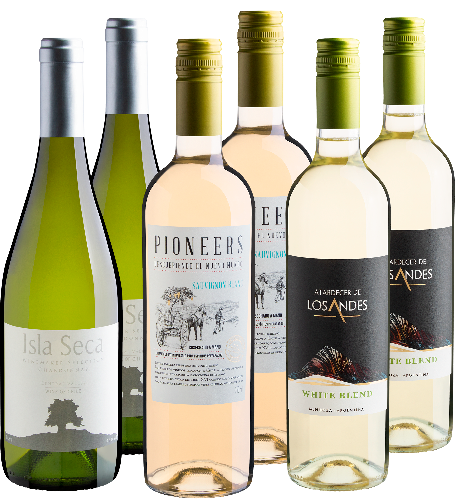 Kit Vinhos Brancos | 6 garrafas por R$26,90 cada