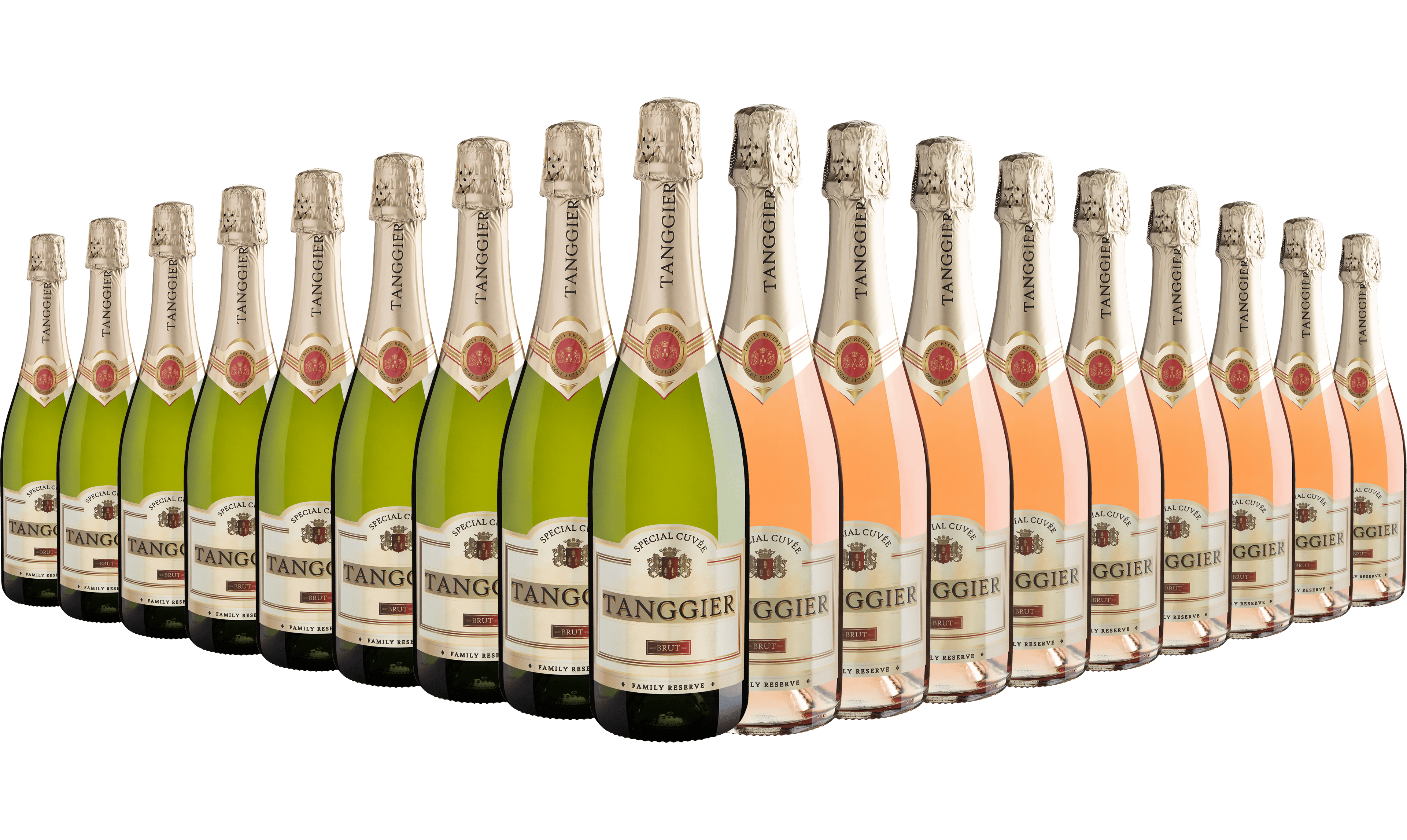Kit Tanggier: 9 Brut + 9 Brut Rosé por R$29,90 cada garrafa*