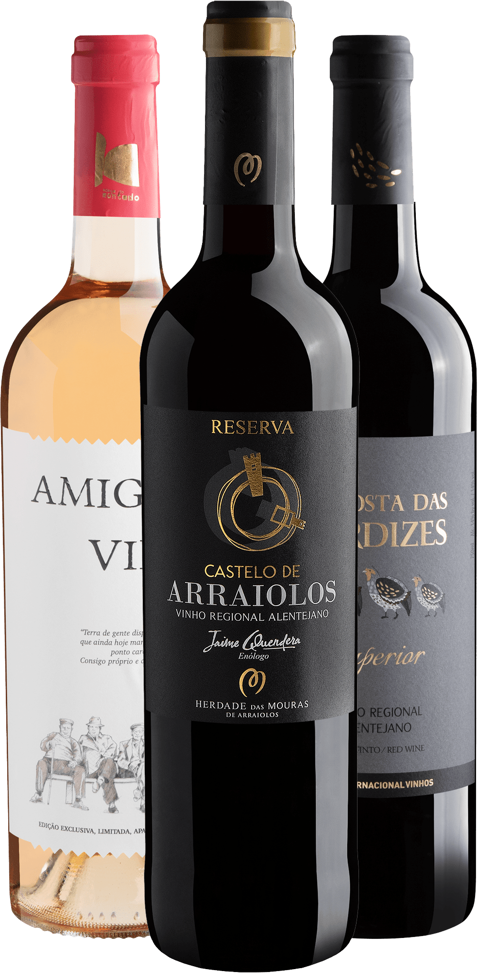 Kit 3 Vinhos do Alentejo
