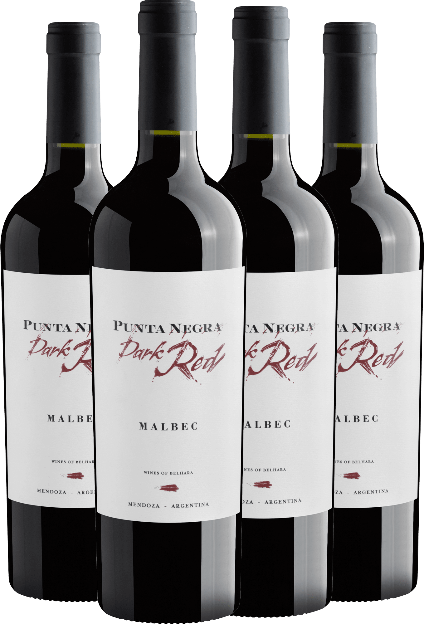 Kit 4 Punta Negra Dark Red Malbec