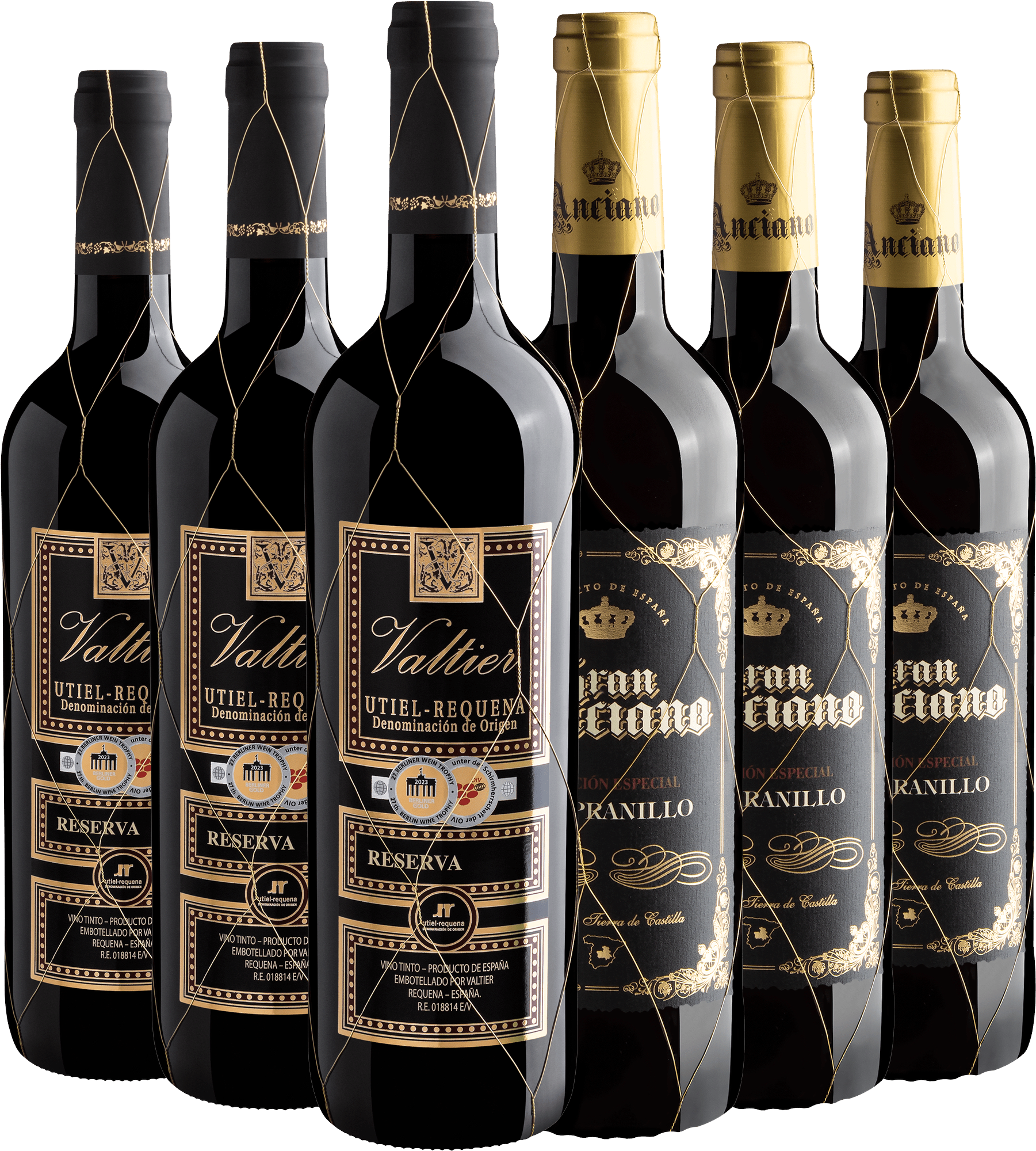 Kit Best Sellers Espanhóis | 3 Gran Anciano + 3 Valtier Reserva