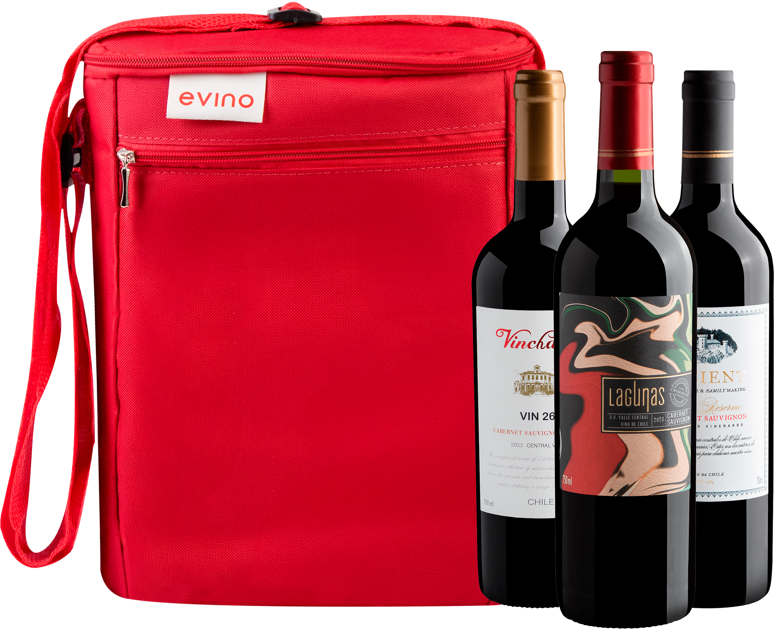 Kit 3 Cabernets Sauvignons + Bolsa Exclusiva