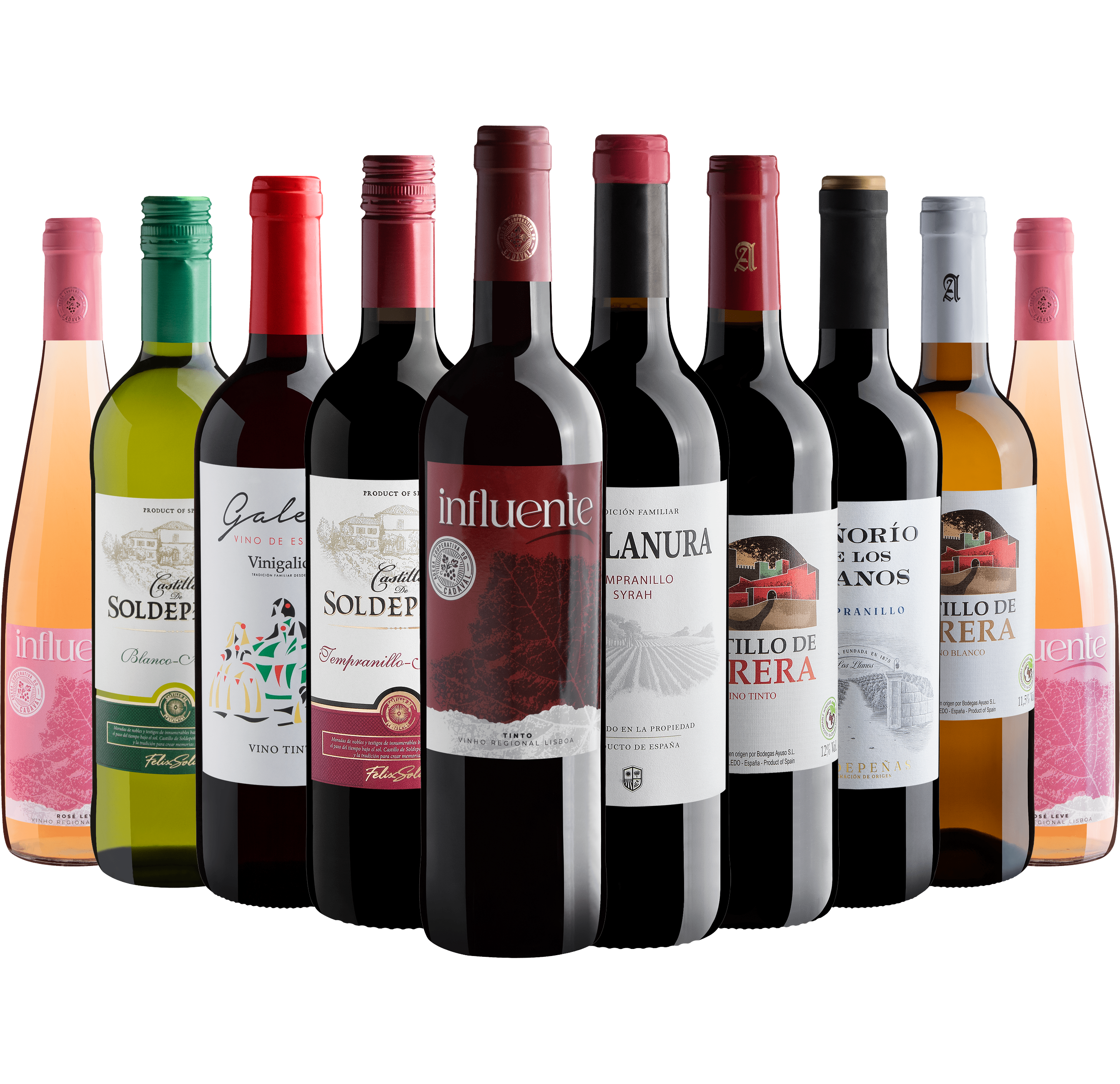 Kit 10 Vinhos do Velho Mundo por R$29,90 cada garrafa