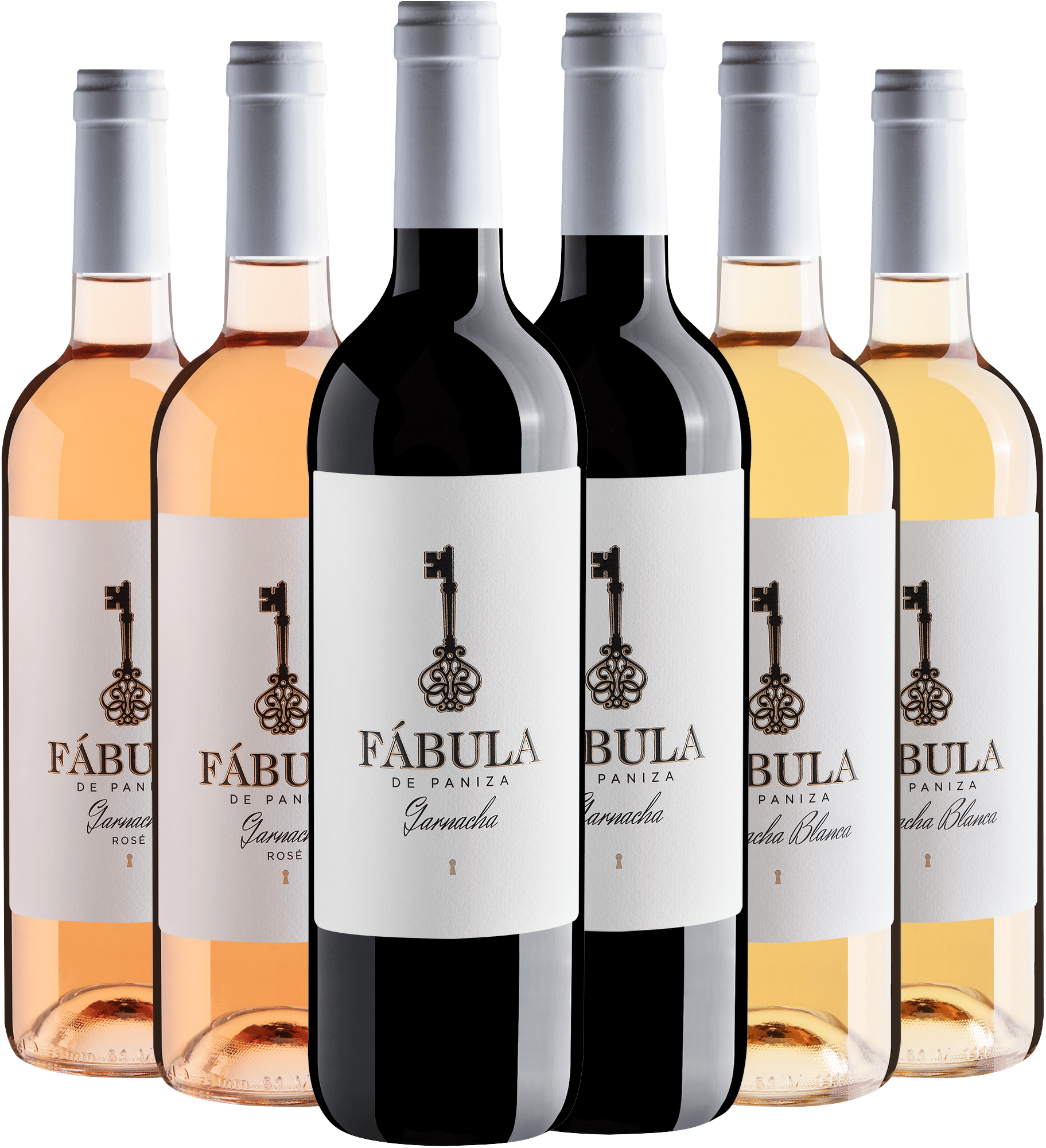 Kit Fábula de Paniza: 2 Tintos + 2 Brancos + 2 Rosés