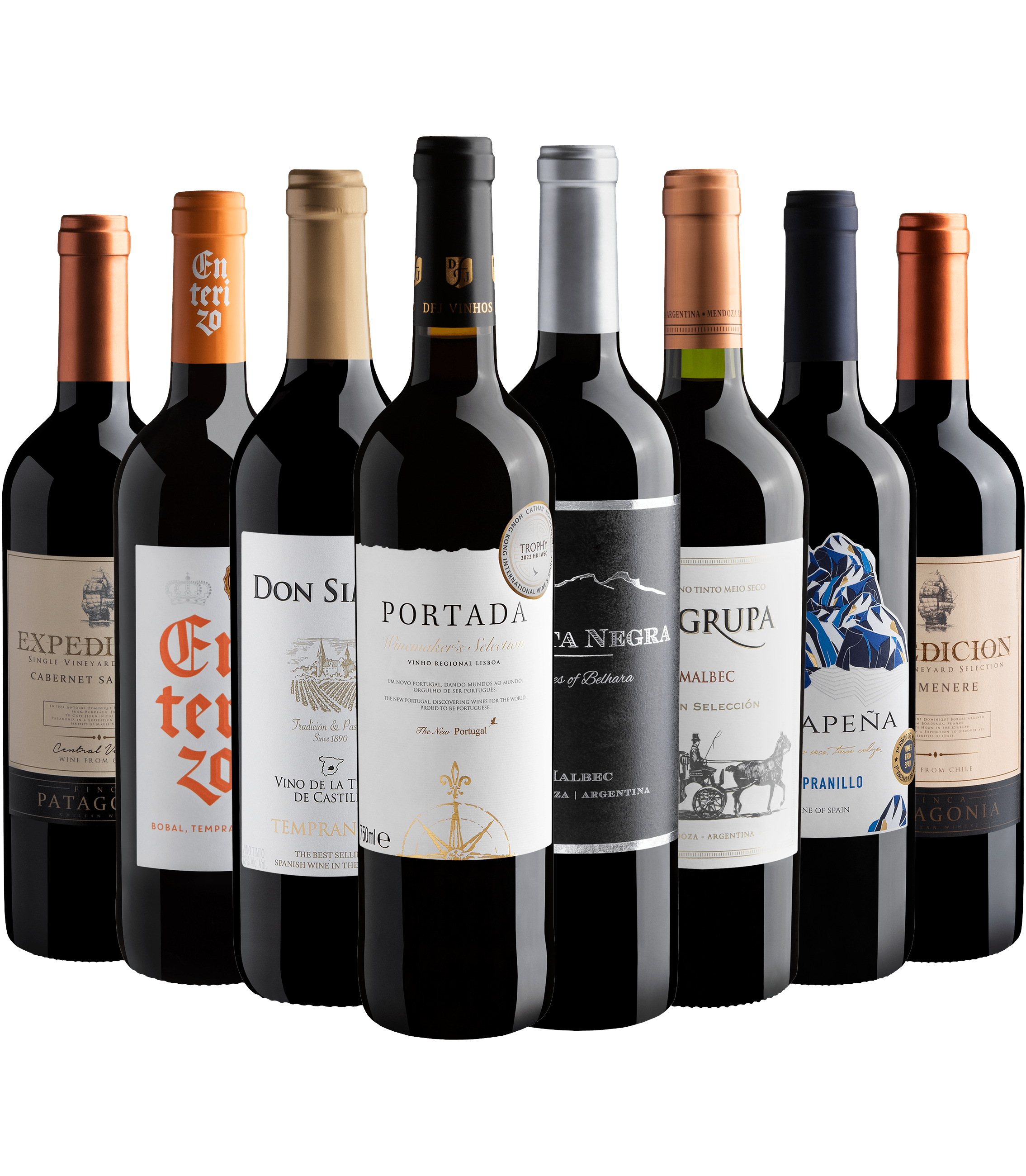 Kit 8 Best Sellers por R$34,90 cada garrafa