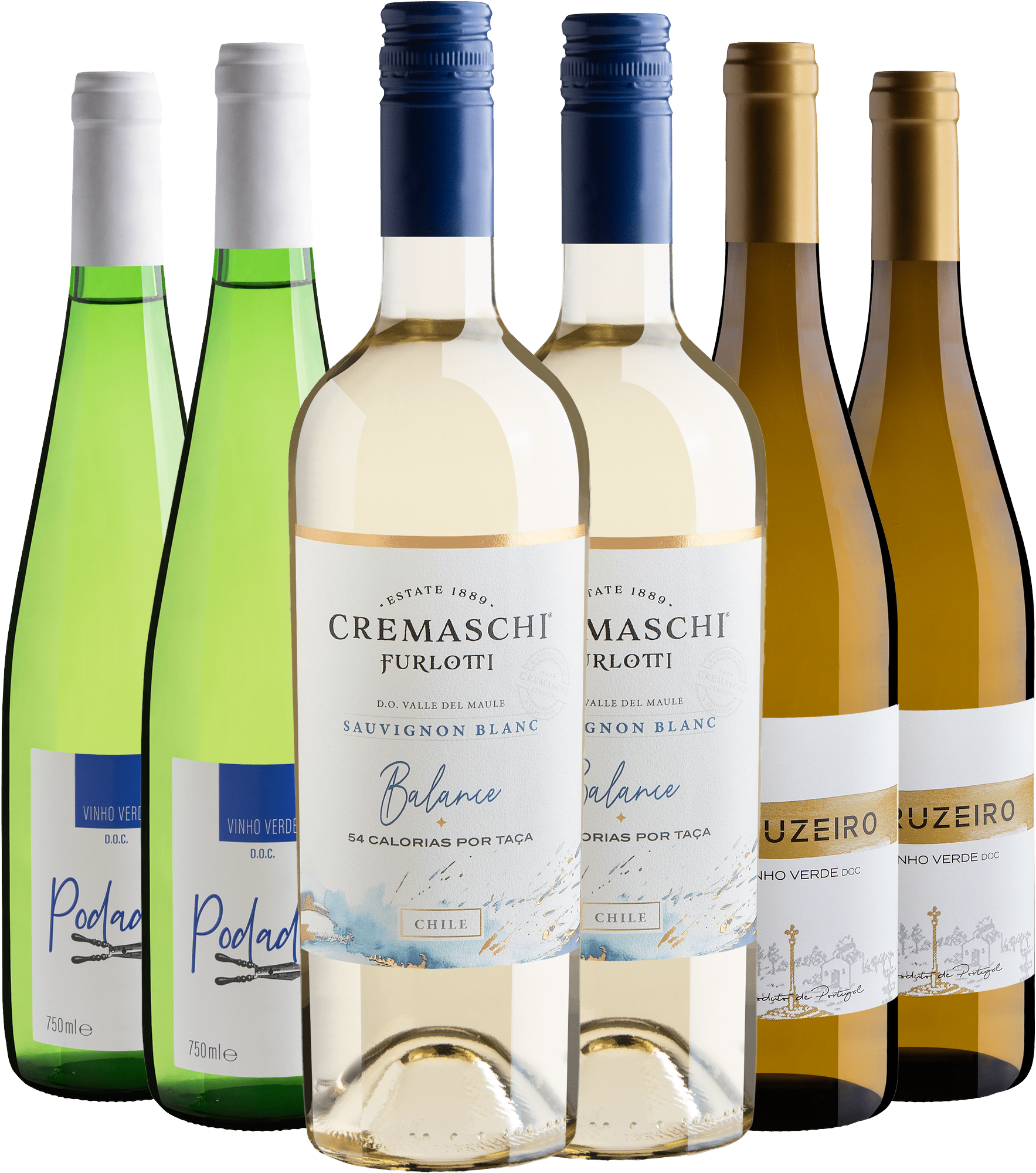 Kit Vinhos de Baixa Caloria em Dobro | 6 garrafas
