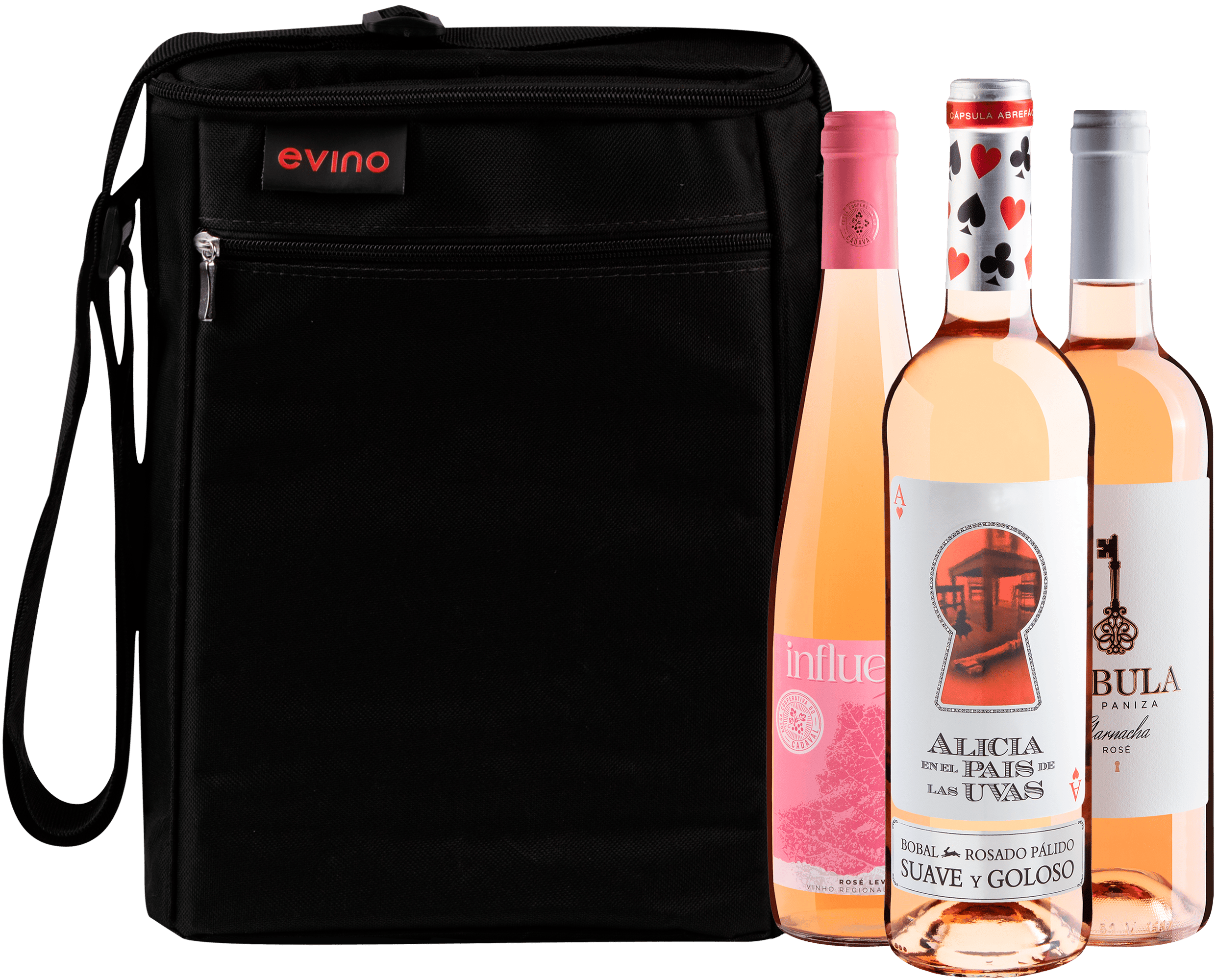 Kit 3 Vinhos Rosés + Bolsa Exclusiva