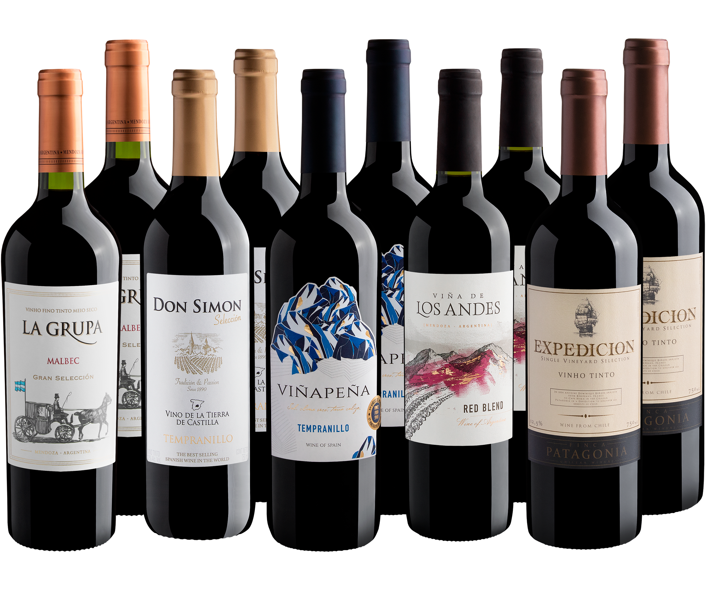 Kit Best Sellers em Dobro | 10 garrafas por R$26,90 cada