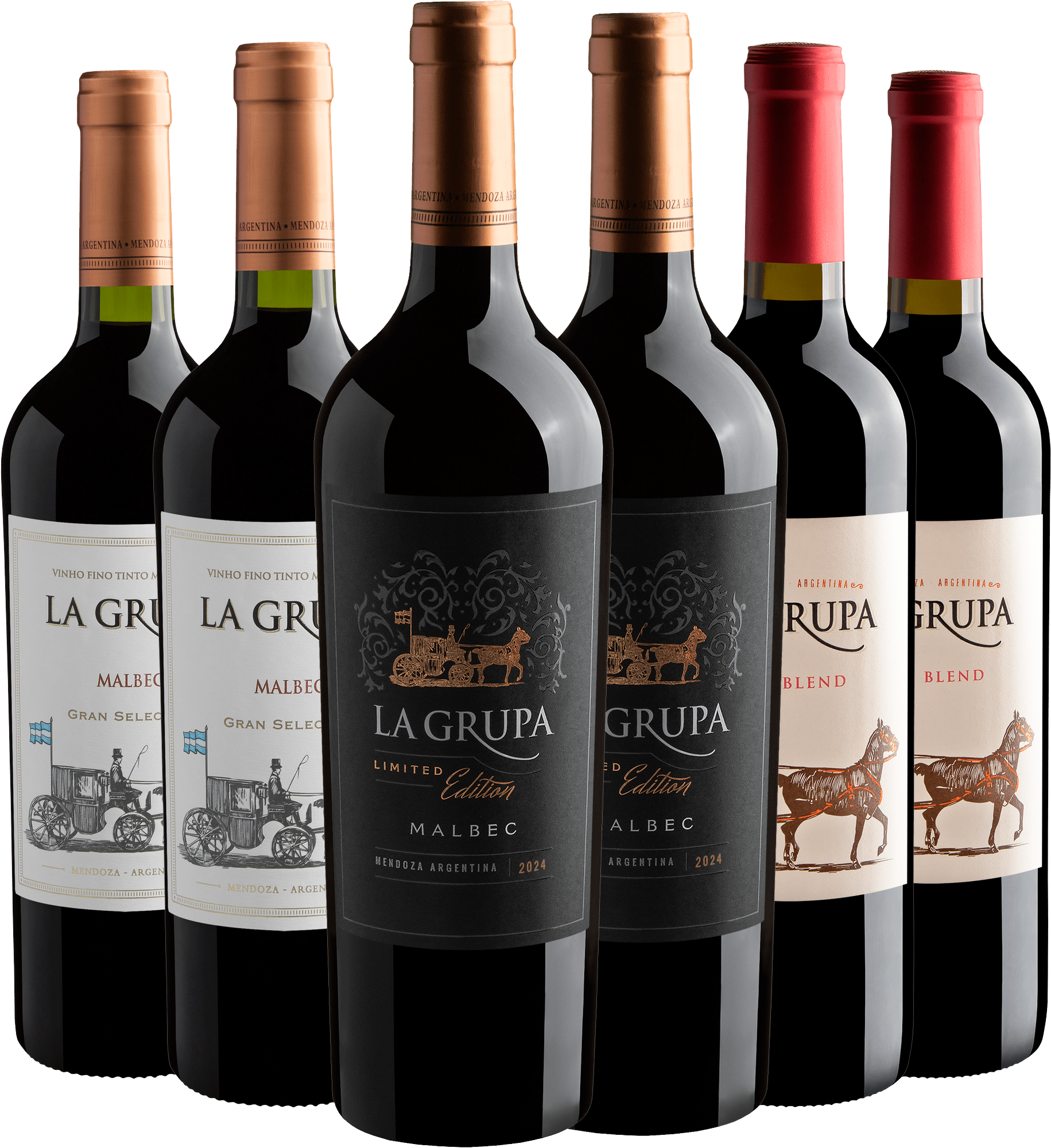Kit La Grupa: 2 Gran Selección + 2 Limited Edition + 2 Red Blend