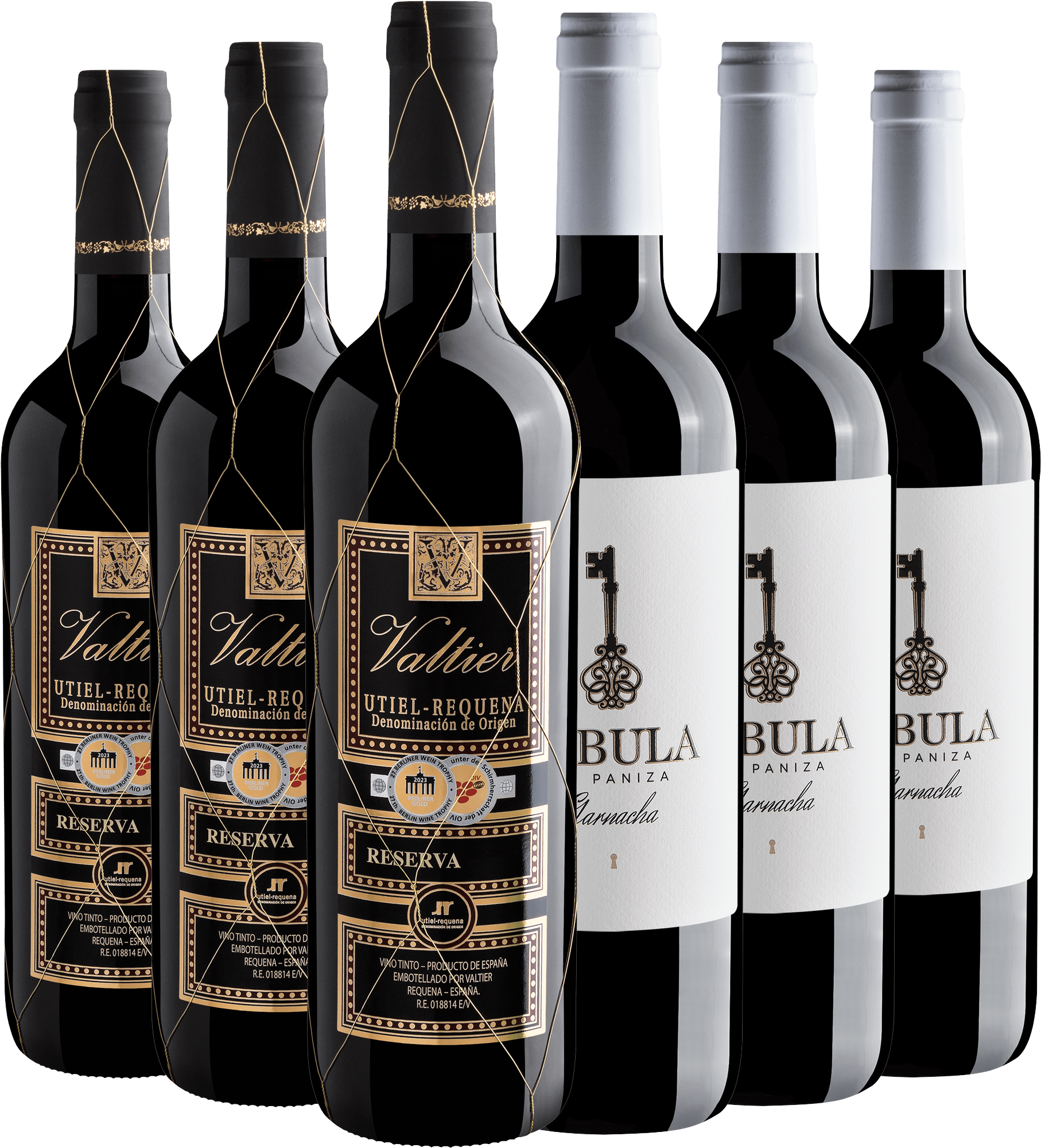 Kit Tintos Espanhóis | 3 Valtier Reserva + 3 Fábula de Paniza