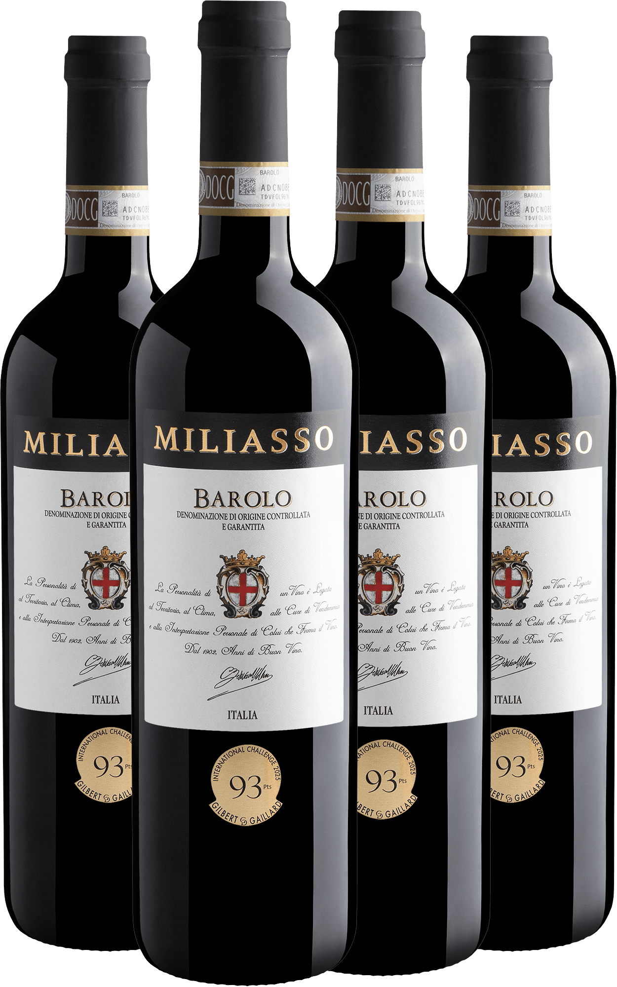Kit 4 Miliasso Barolo DOCG