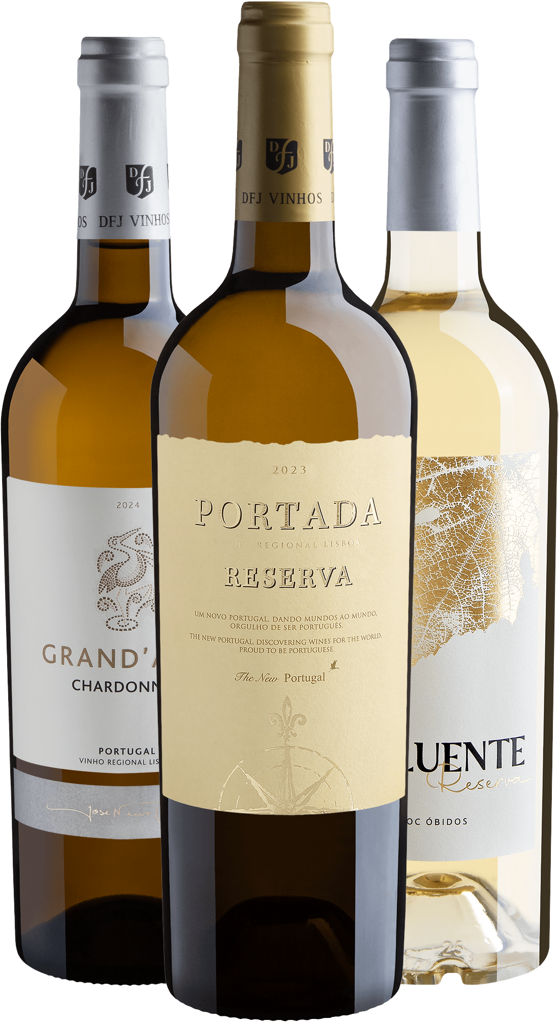 Kit 3 Vinhos Brancos Portugueses
