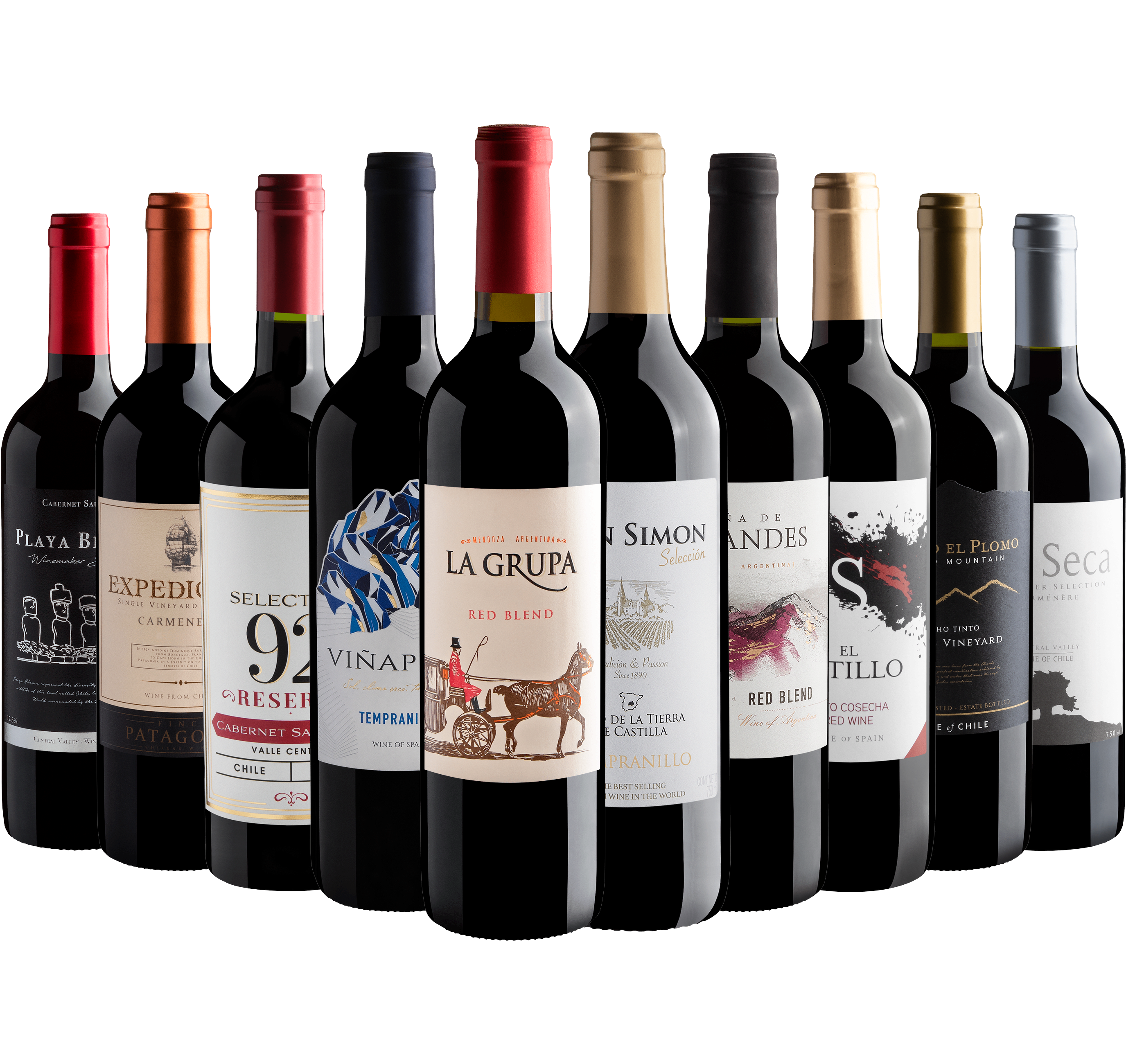 Kit 10 Vinhos Clássicos da Evino
