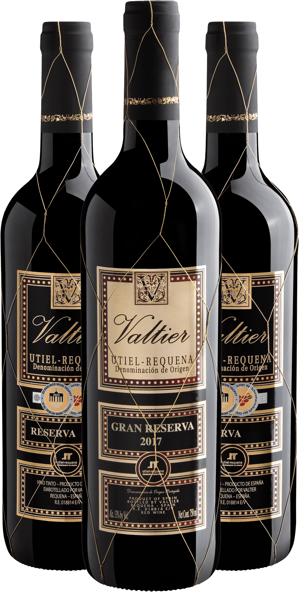 Kit Valtier Utiel-Requena: 1 Gran Reserva + 2 Reserva 