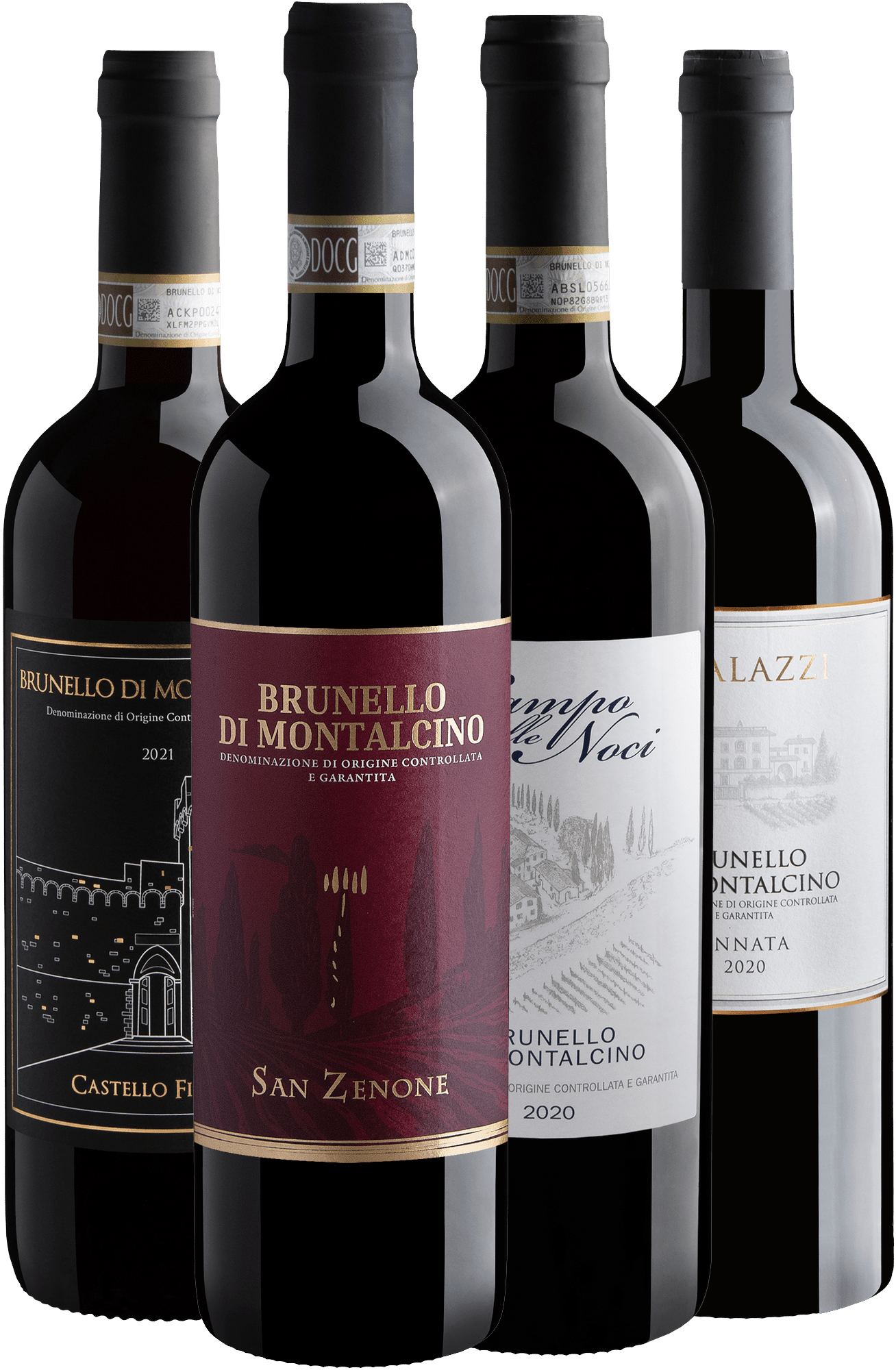 Kit 4 Brunellos di Montalcino 