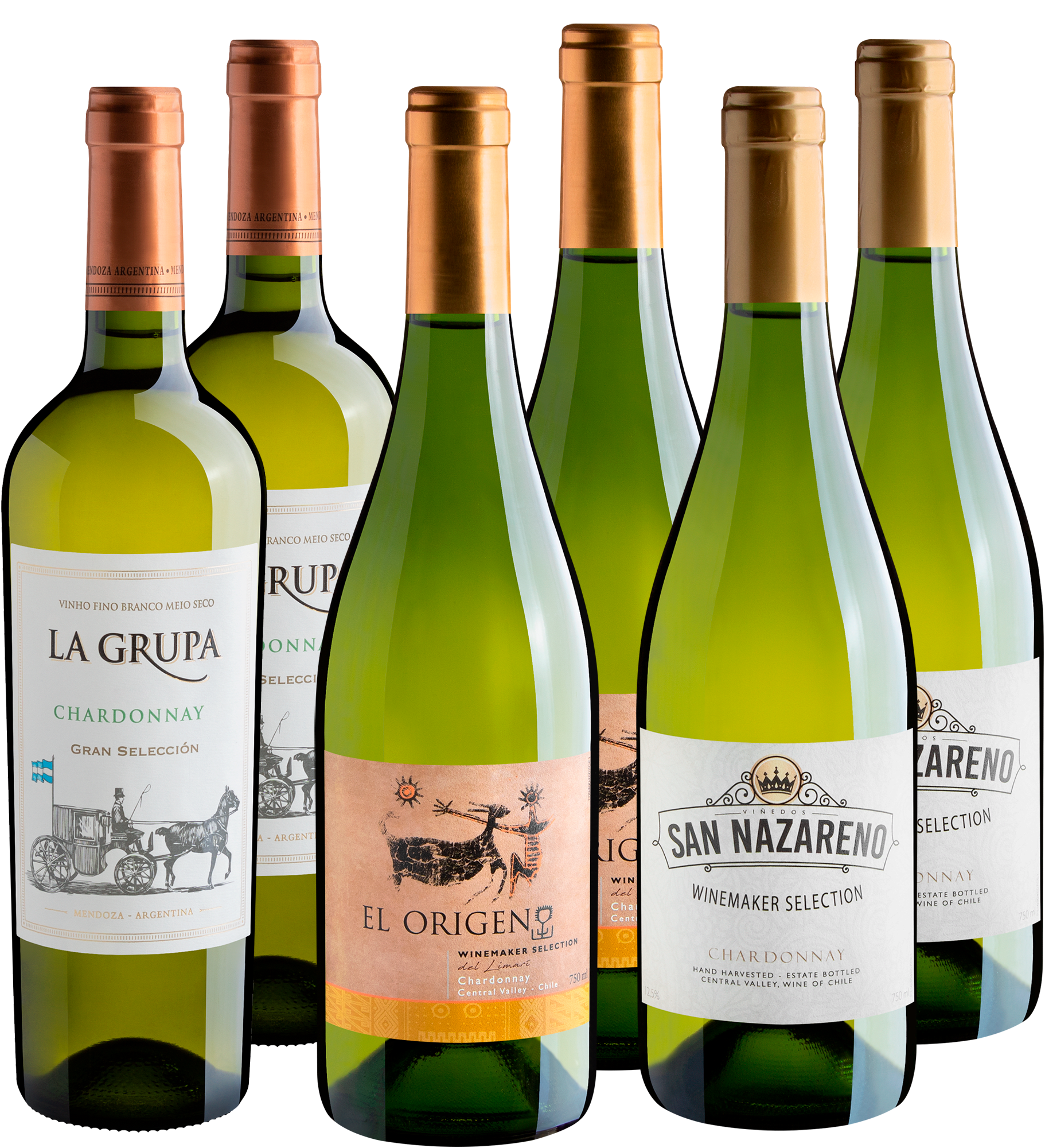 Kit Chardonnay em Dobro | 6 garrafas